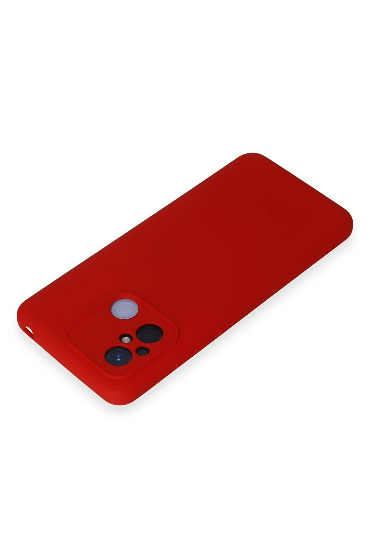 Xi̇aomi̇ Redmi̇ 12C Kılıf Nano İ&ccedil;i̇ Kadi̇fe Si̇li̇kon - Kırmızı - Dropx9918-4233