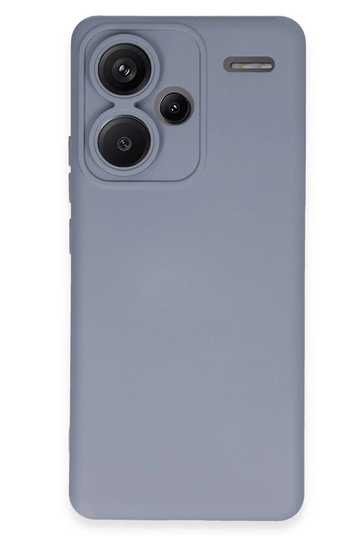 Xi̇aomi̇ Redmi̇ Note 13 Pro Plus Kılıf Nano İ&ccedil;i̇ Kadi̇fe Si̇li̇kon - Gri̇ - Dropx3862-9942