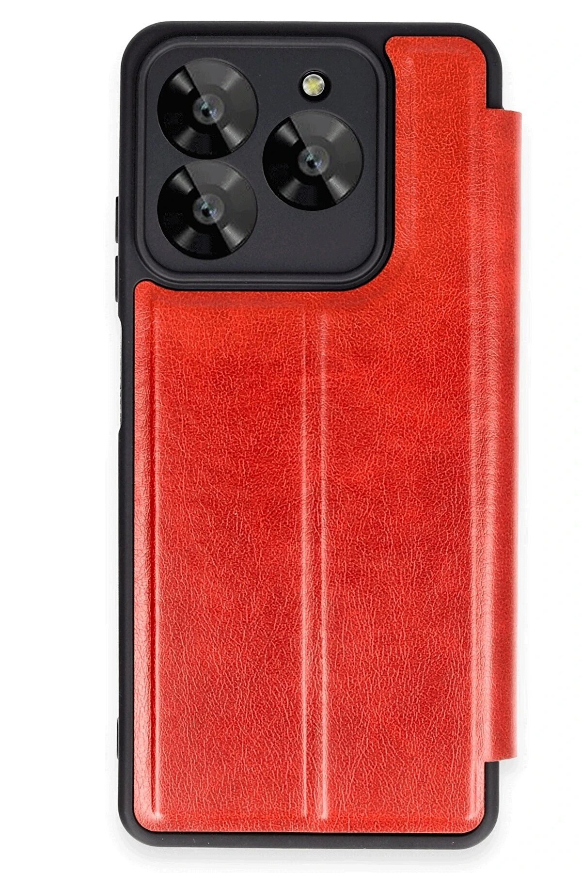 CepteToptan General Mobile Era 50 Kılıf Flip Cover - Kırmızı - DROPX4874-5514