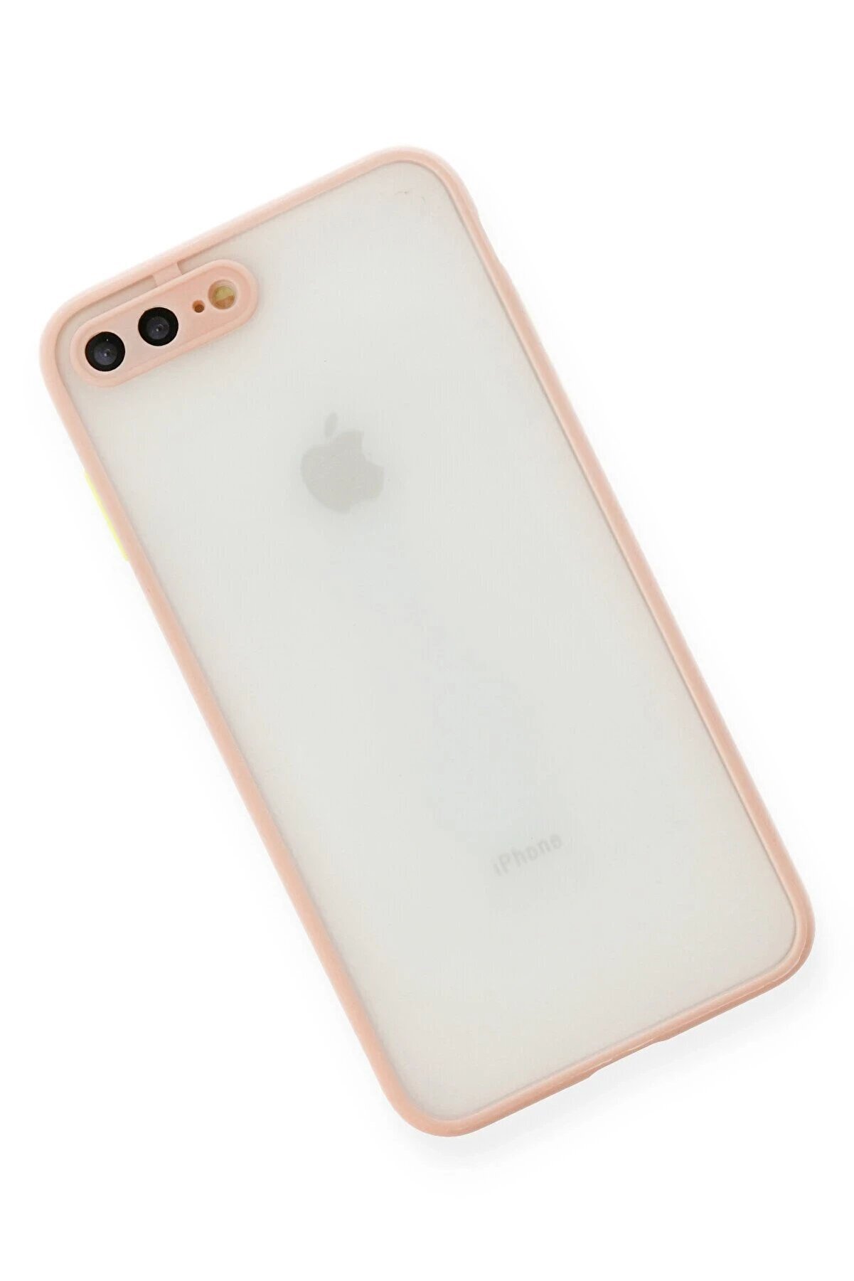 İphone 7 Plus Kılıf Montreal Si̇li̇kon Kapak - Pembe - Dropx3412-3110