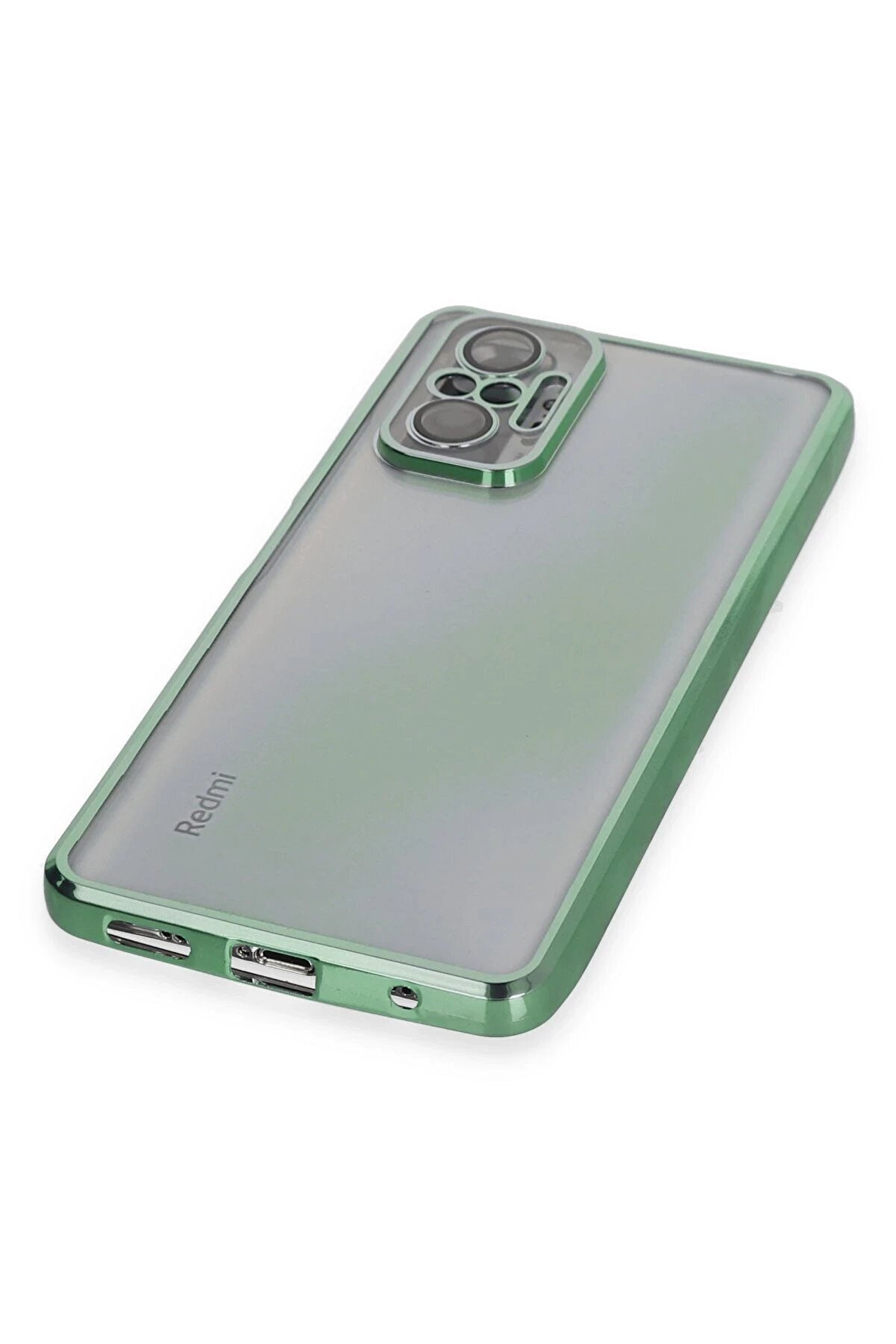 Xi̇aomi̇ Redmi̇ Note 10 Pro Kılıf Lensli̇ Si̇li̇kon - Yeşi̇l - Dropx5261-1576