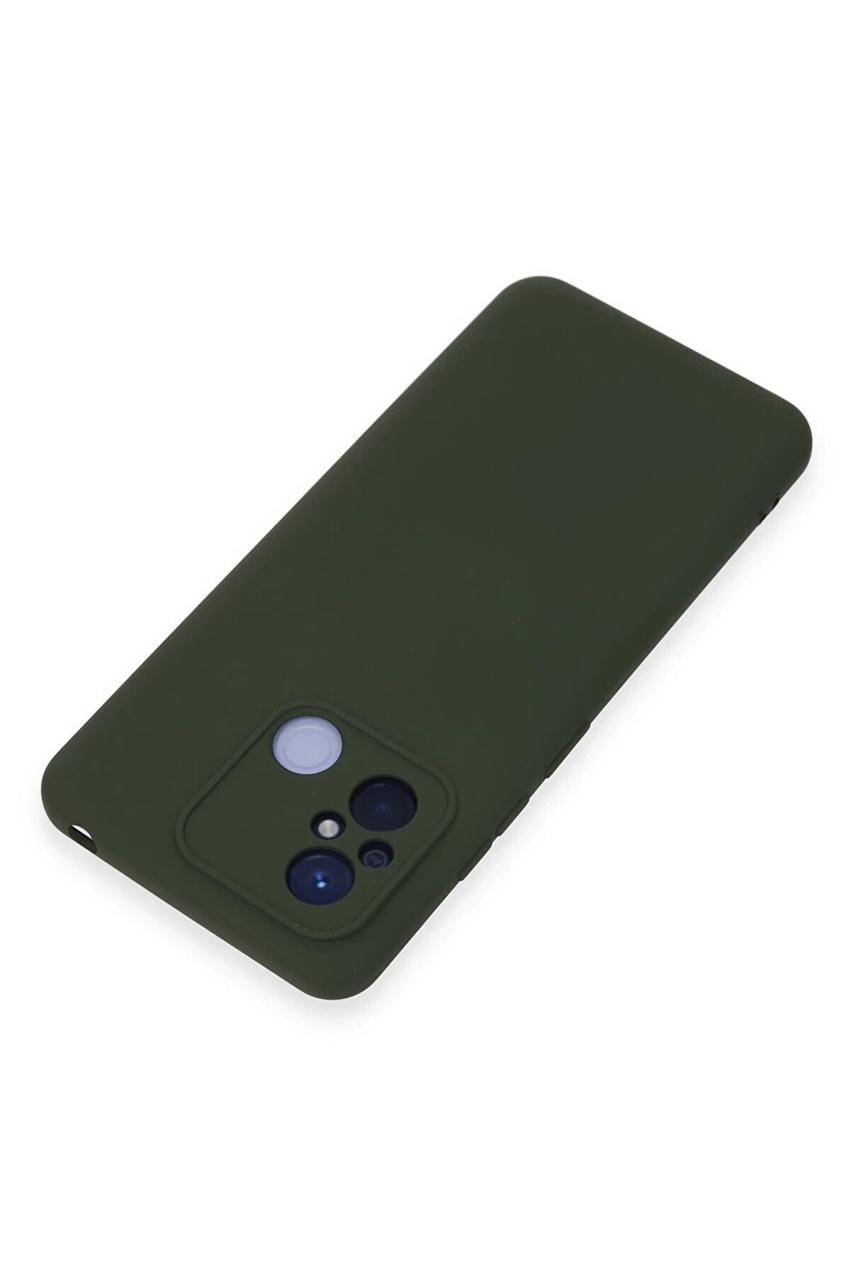 Xi̇aomi̇ Redmi̇ 12C Kılıf Nano İçi̇ Kadi̇fe Si̇li̇kon - Koyu Yeşi̇l - Dropx1481-5222