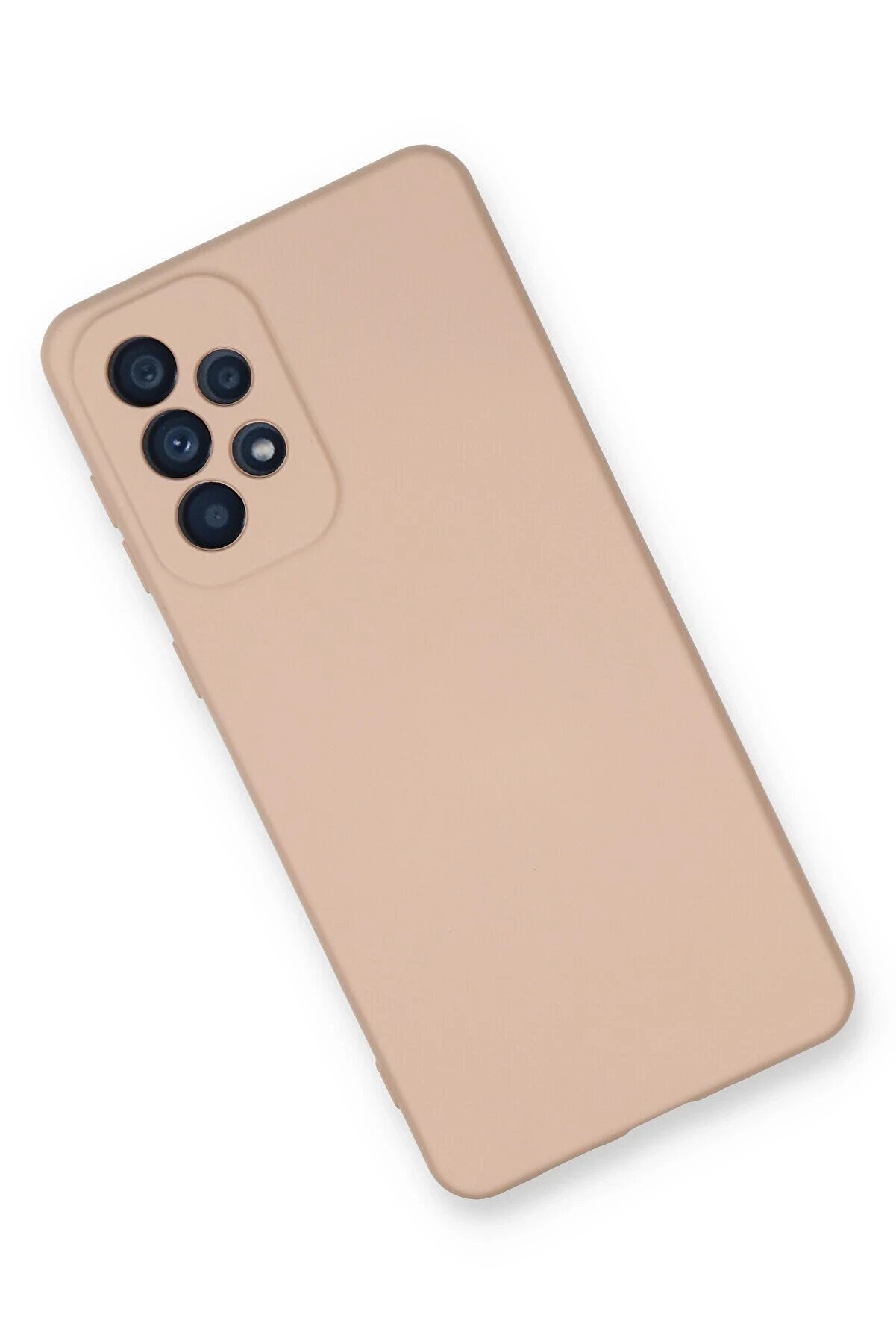 Samsung Galaxy A53 5G Kılıf Nano İçi̇ Kadi̇fe Si̇li̇kon - Pudra - Dropx6393-3787