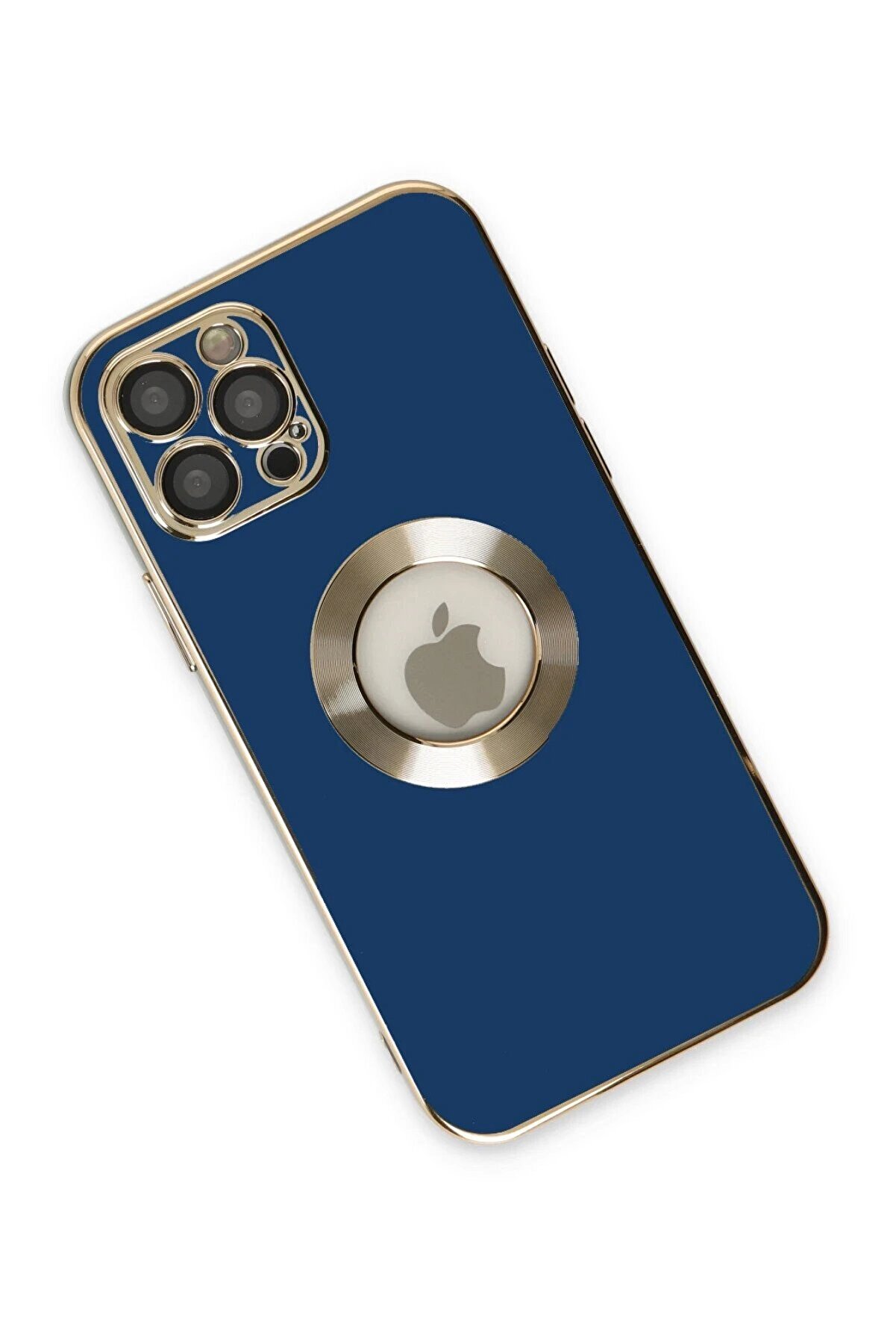 İphone 12 Pro Kılıf Store Si̇li̇kon - Mavi̇ - Dropx9984-2911