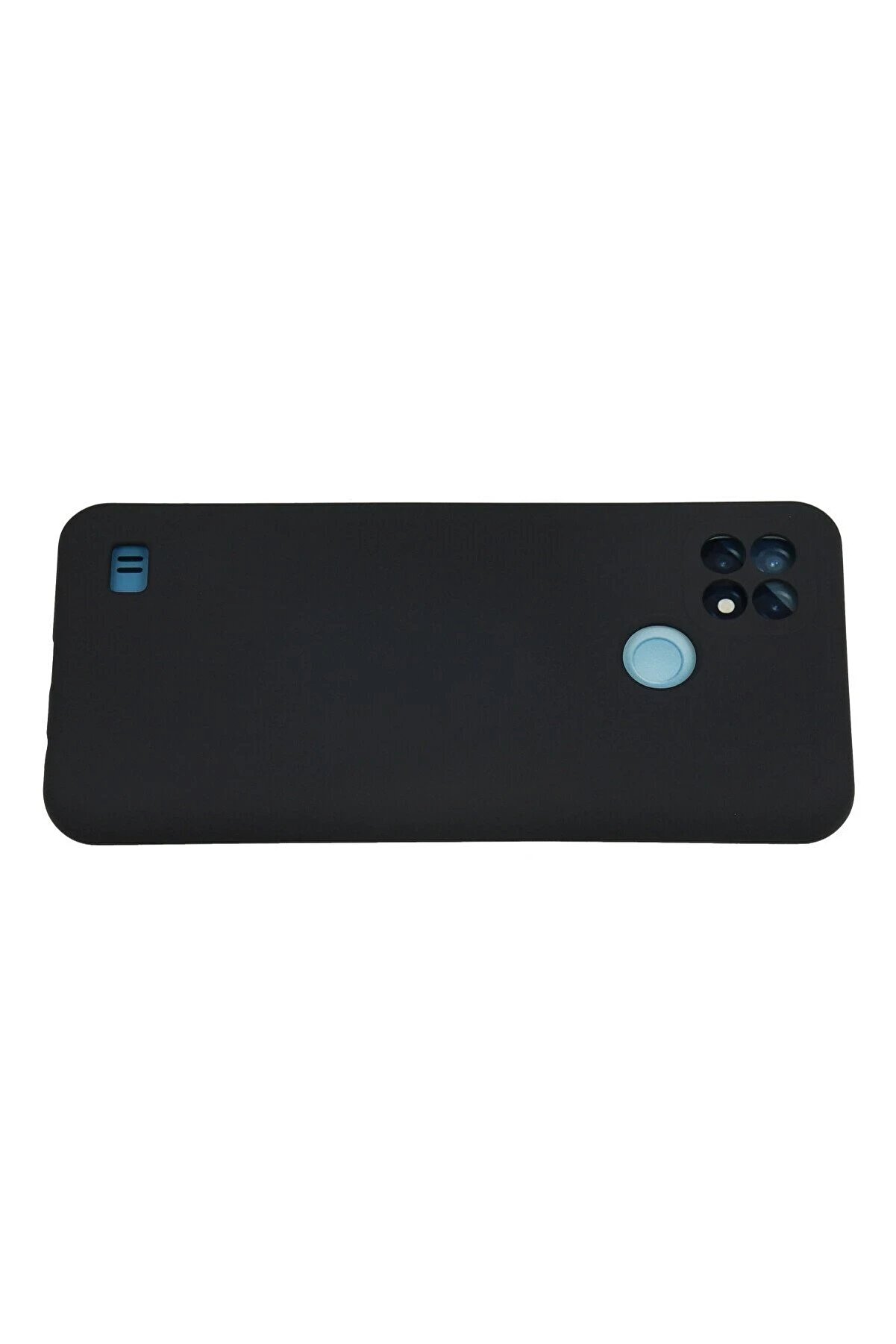 Realme C21 Kılıf Nano İçi̇ Kadi̇fe Si̇li̇kon - Laci̇vert - Dropx7665-3062