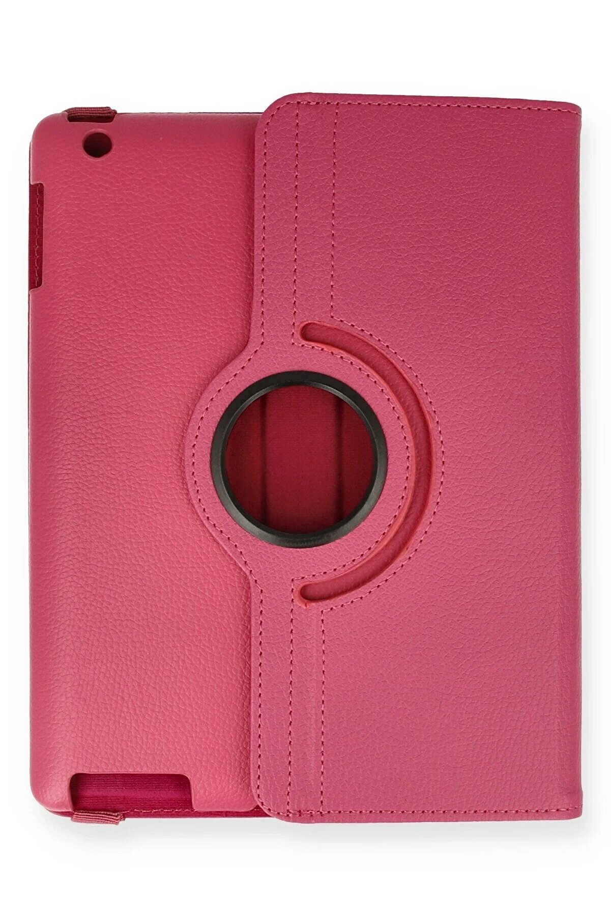 İpad 4 9.7 Kılıf 360 Tablet Deri̇ Kılıf - Pembe - Dropx5383-8154