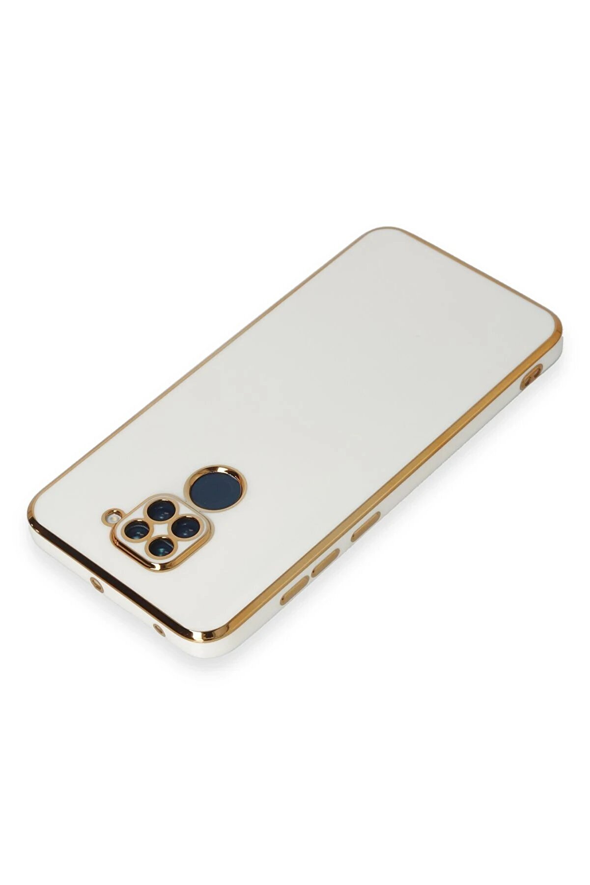 Xi̇aomi̇ Redmi̇ Note 9 Kılıf Volet Si̇li̇kon - Beyaz - Dropx3676-6619