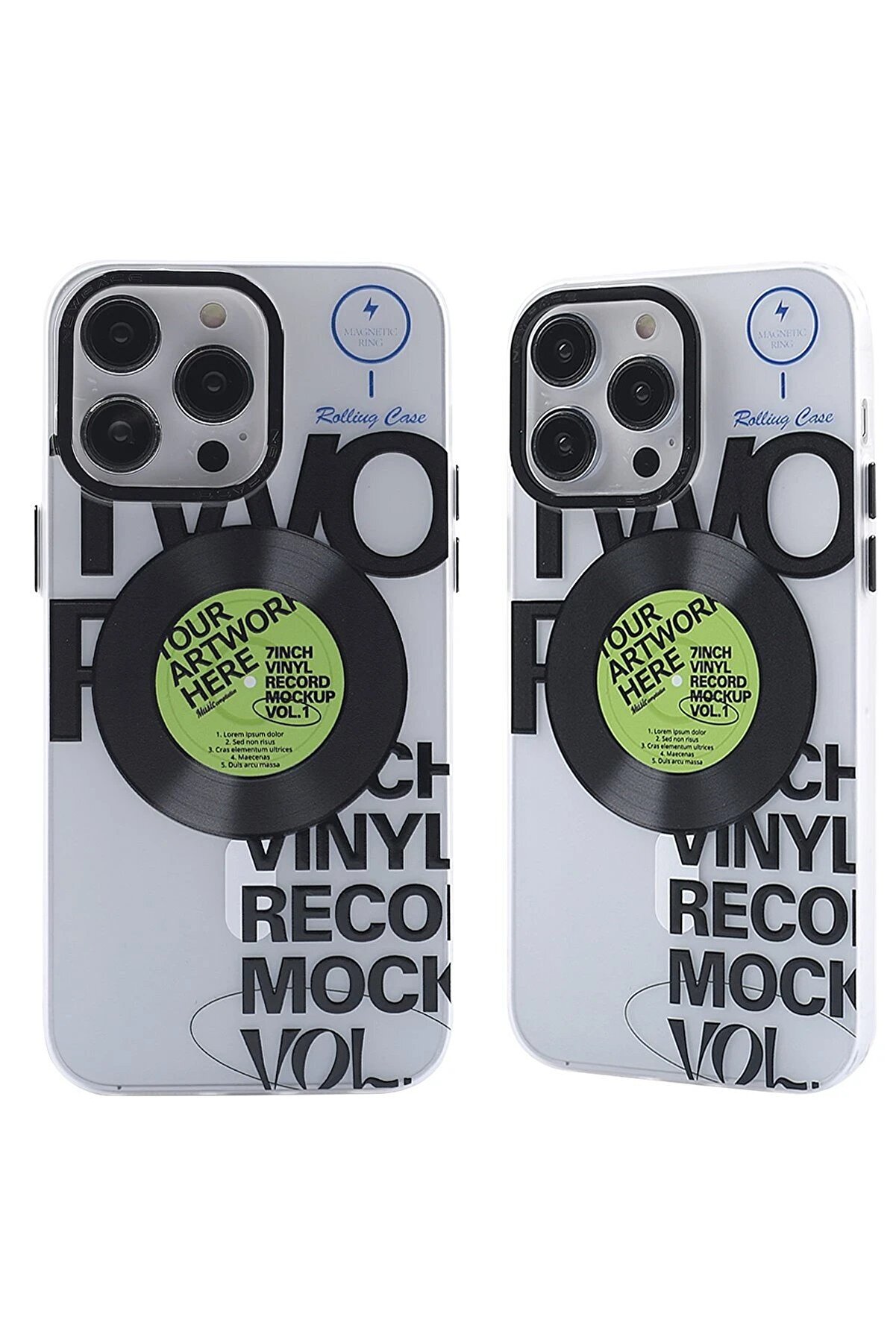 CepteToptan iPhone 14 Pro Kılıf Apollo Magneticsafe Desenli Kapak - Apollo Şeffaf - 5 - DROPX4075-7181