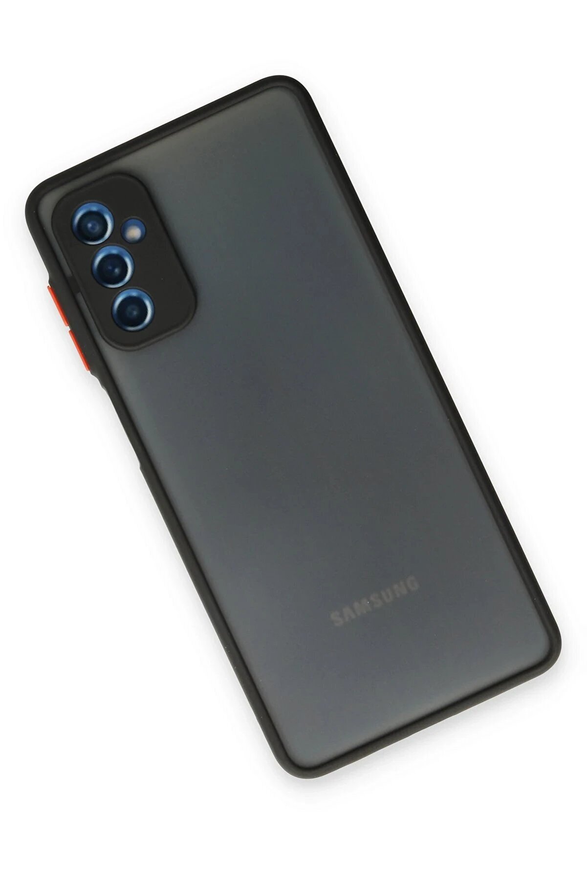 Samsung Galaxy M52 5G Kılıf Montreal Si̇li̇kon Kapak - Si̇yah - Dropx9064-9751