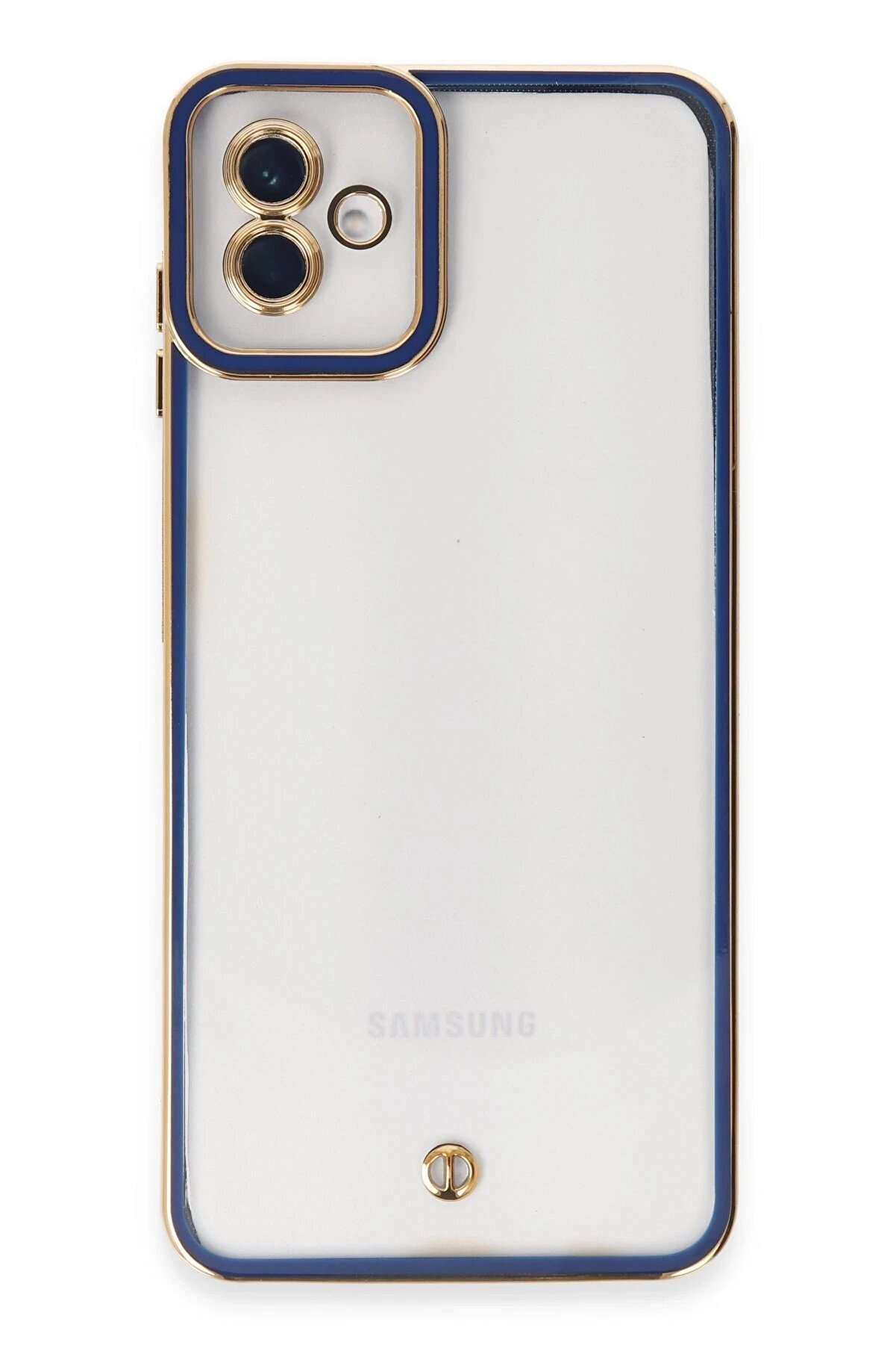 Samsung Galaxy A04 Kılıf Li̇va Lens Si̇li̇kon - Mavi̇ - Dropx1029-5061