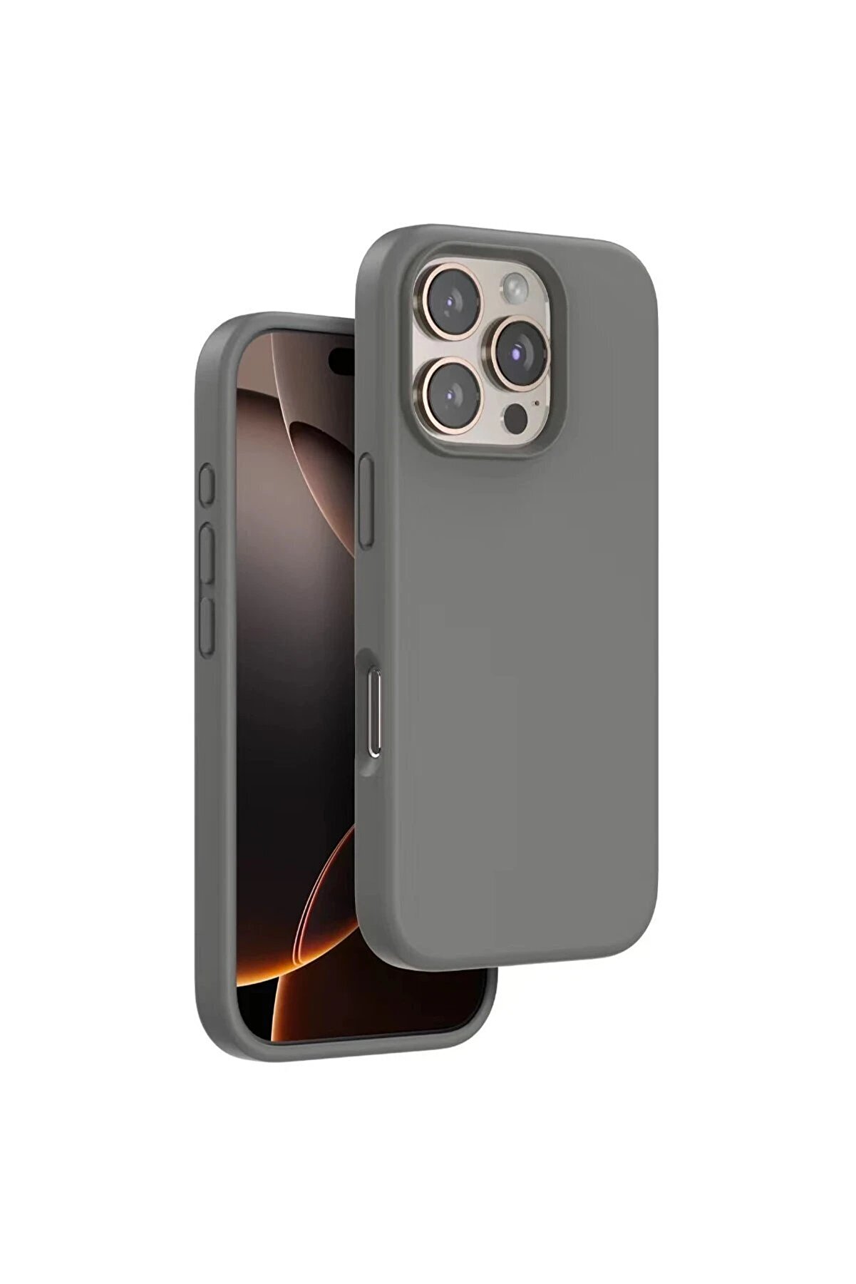 CepteToptan iPhone 16 Pro Home Magsafe Kapak - Titan Gri - DROPX5468-9526