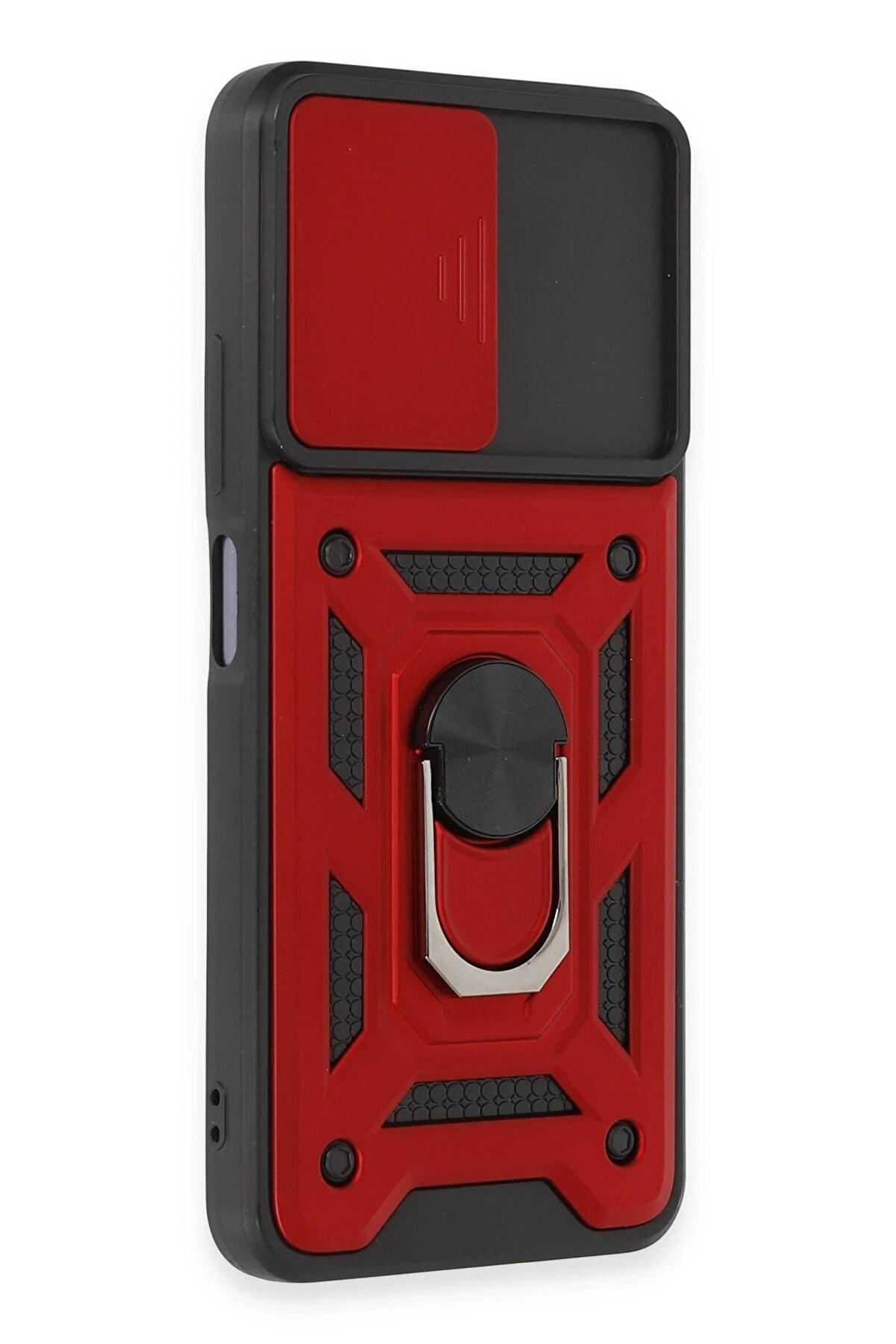 Xi̇aomi̇ Redmi̇ Note 12 5G Kılıf Pars Lens Y&uuml;z&uuml;kl&uuml; Si̇li̇kon - Kırmızı - Dropx4131-6868