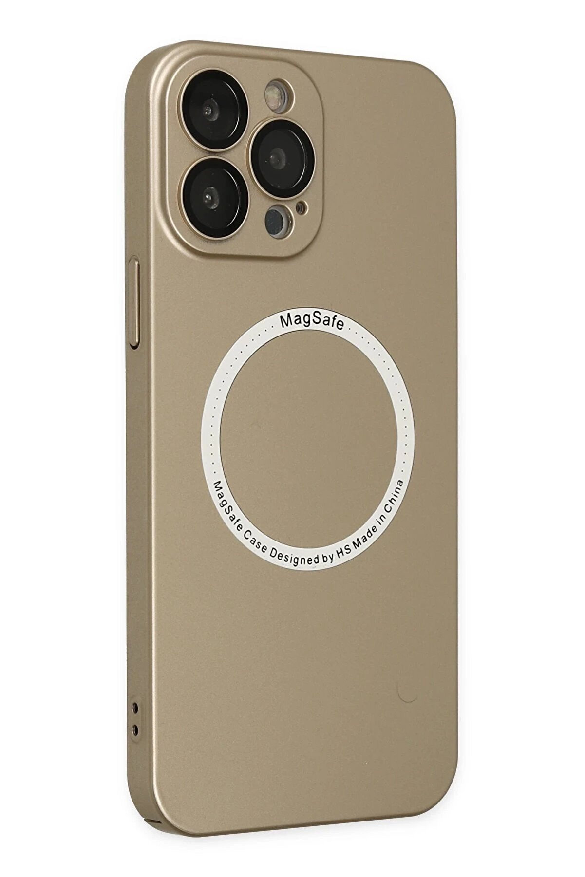 İphone 14 Pro Kılıf Jack Magneti̇csafe Lens Si̇li̇kon - Gold - Dropx4782-6770