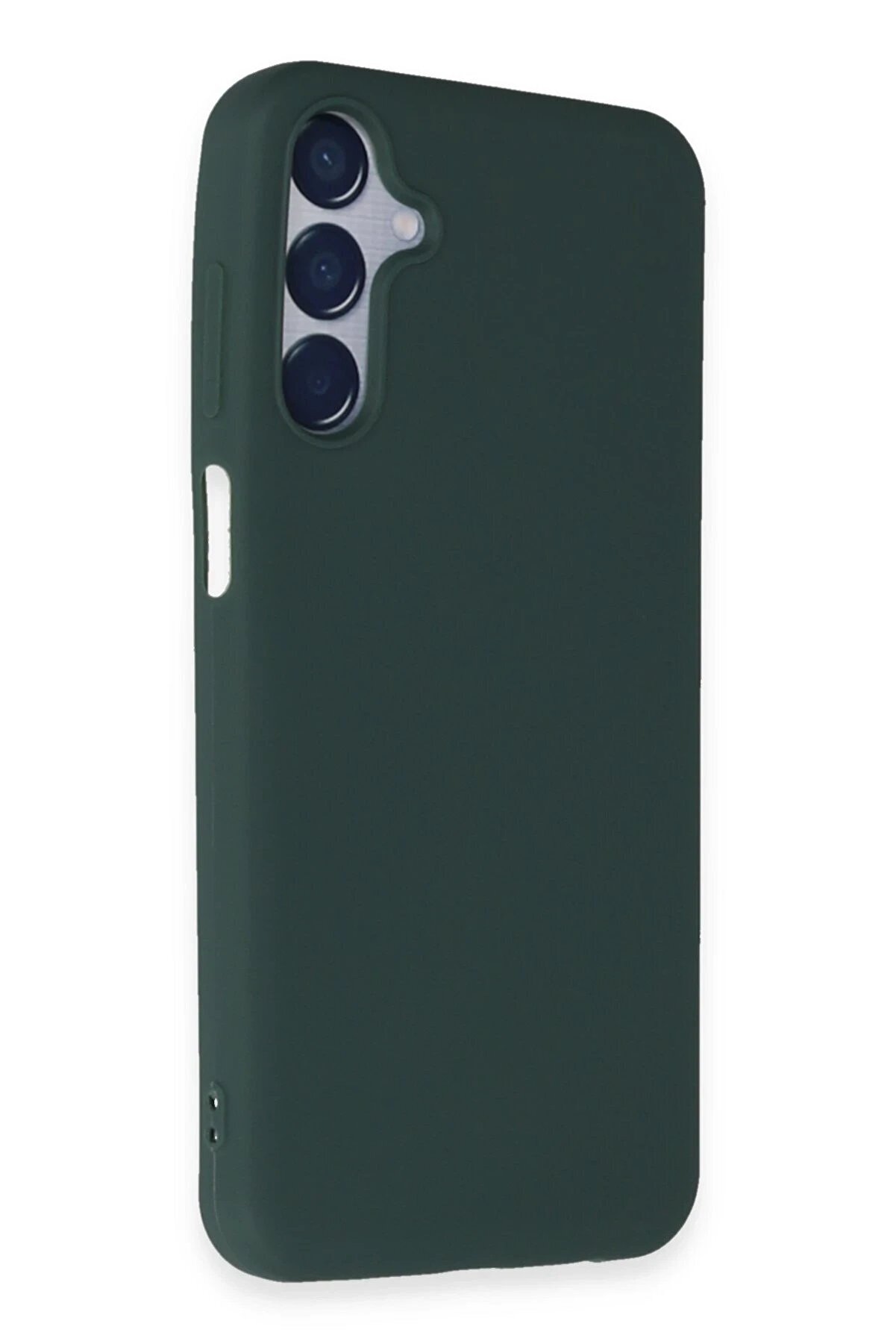 CepteToptan Samsung Galaxy M15 Kılıf First Silikon - Koyu Yeşil - DROPX3434-4626