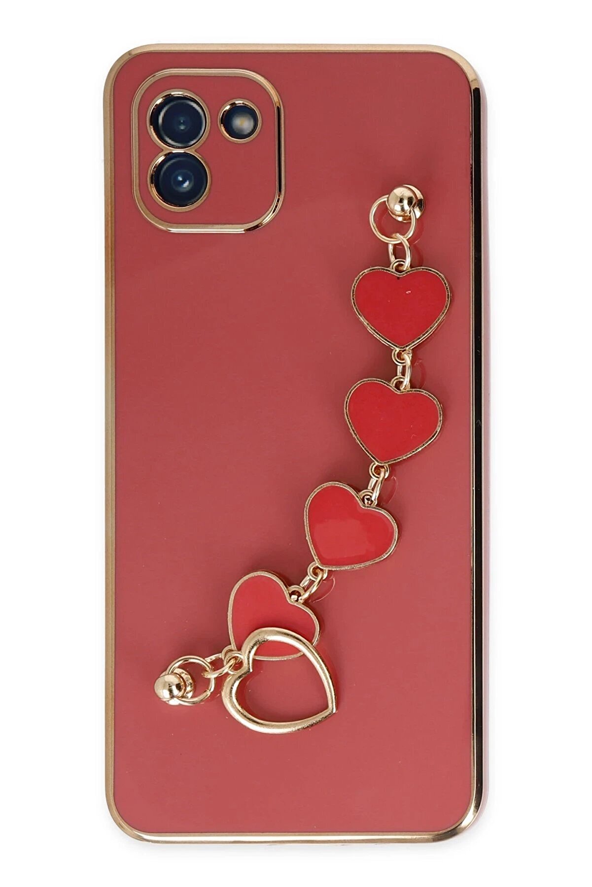 Samsung Galaxy A03 Kılıf Esi̇la Si̇li̇kon - Kırmızı - Dropx6923-4583