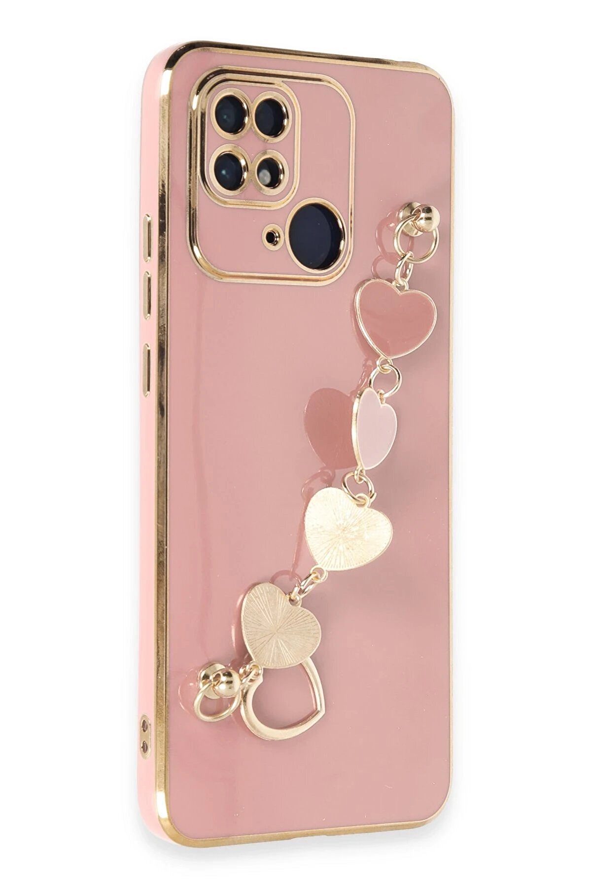 Xi̇aomi̇ Redmi̇ 10C Kılıf Esi̇la Si̇li̇kon - Pudra - Dropx5374-7811