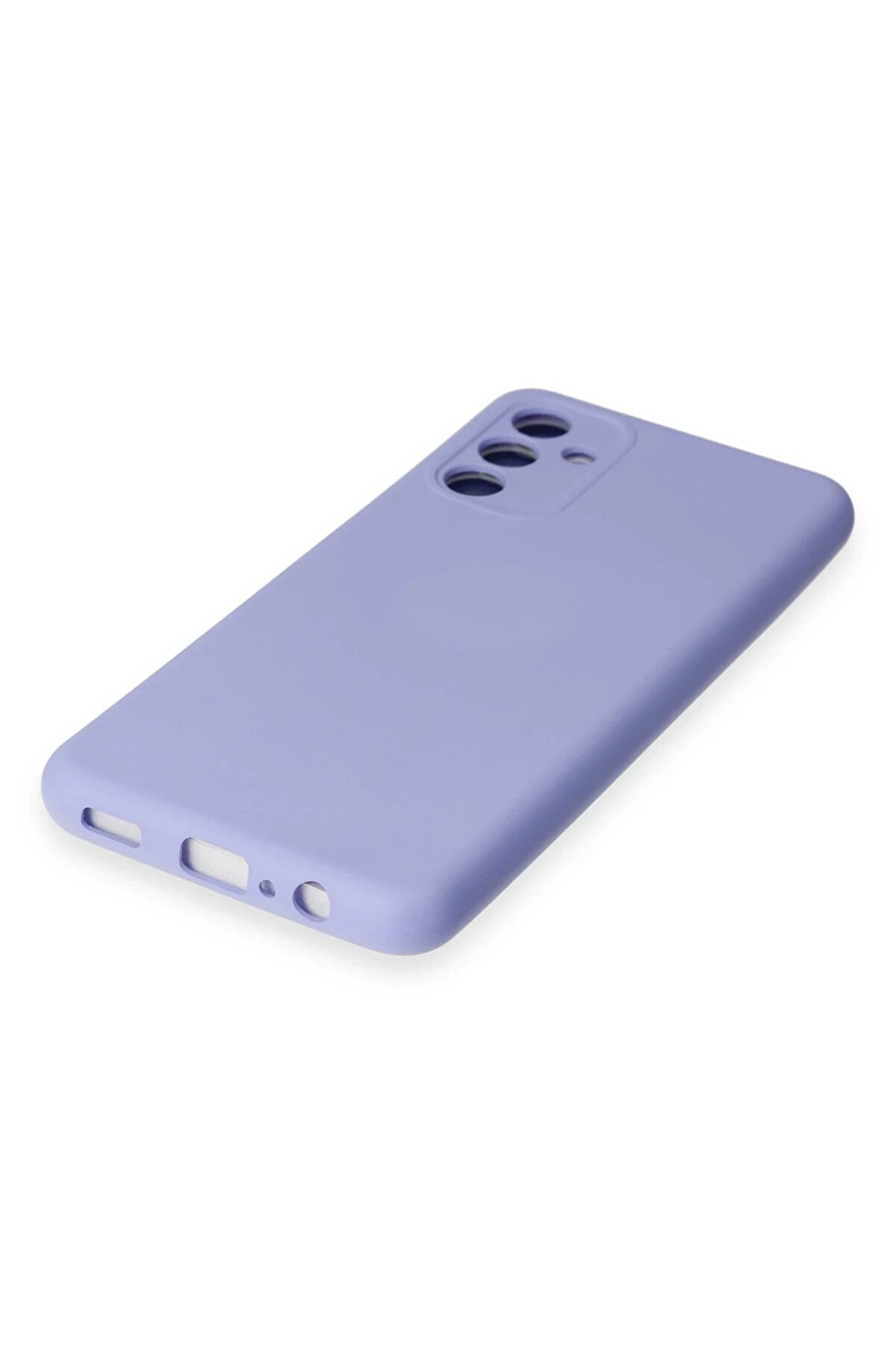 Samsung Galaxy A24 4G Kılıf Nano İçi̇ Kadi̇fe Si̇li̇kon - Li̇la - Dropx5761-9260