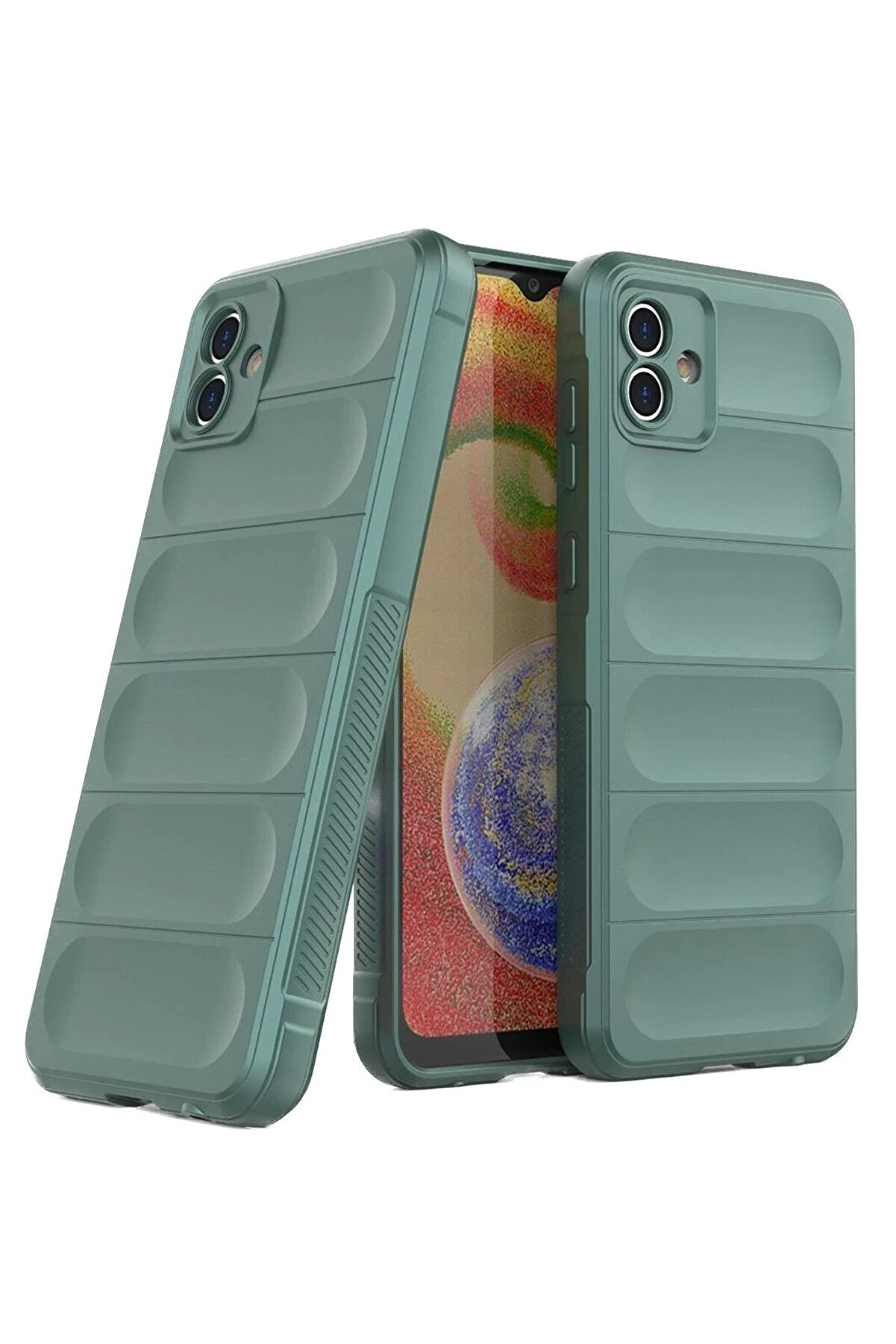 Samsung Galaxy A05 Kılıf Opti̇mum Si̇li̇kon - Koyu Yeşi̇l - Dropx9864-5386