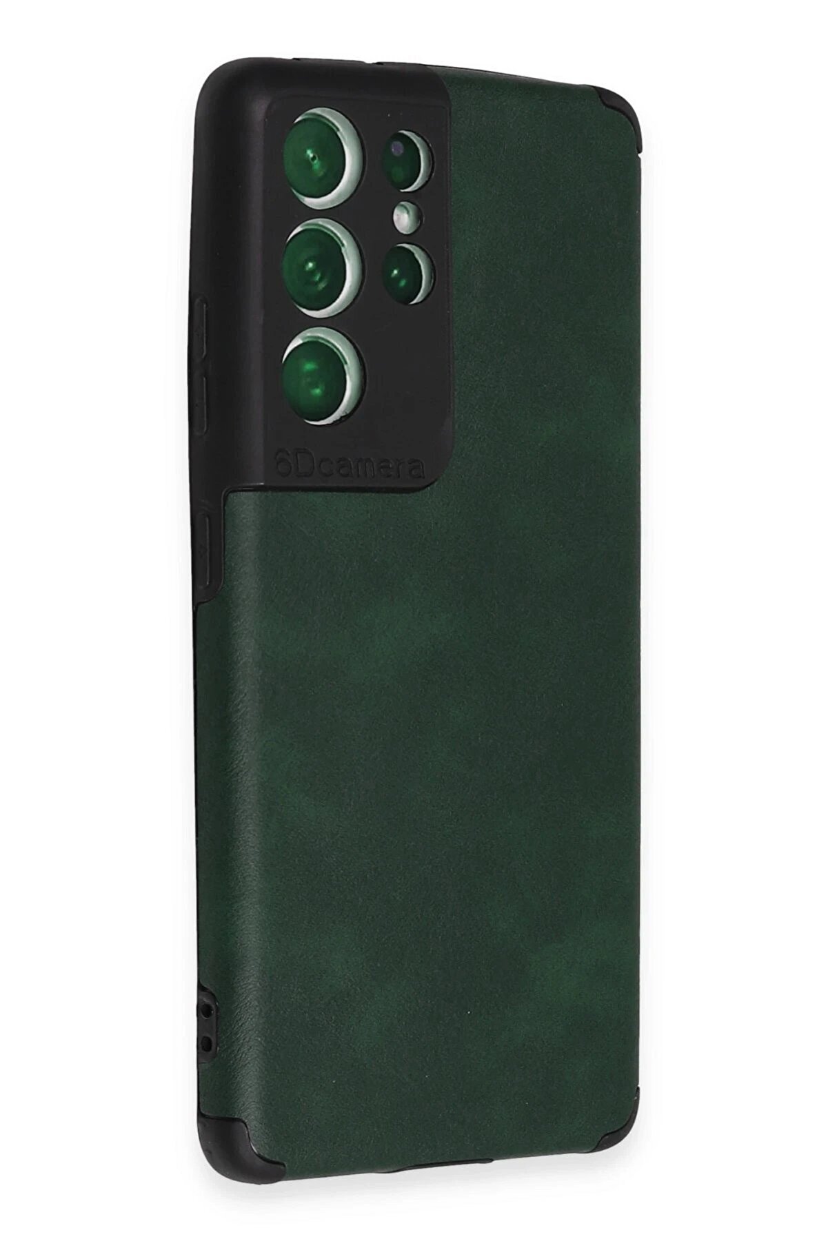 Samsung Galaxy S21 Ultra Kılıf Loop Deri̇ Si̇li̇kon - Yeşi̇l - Dropx5939-4854