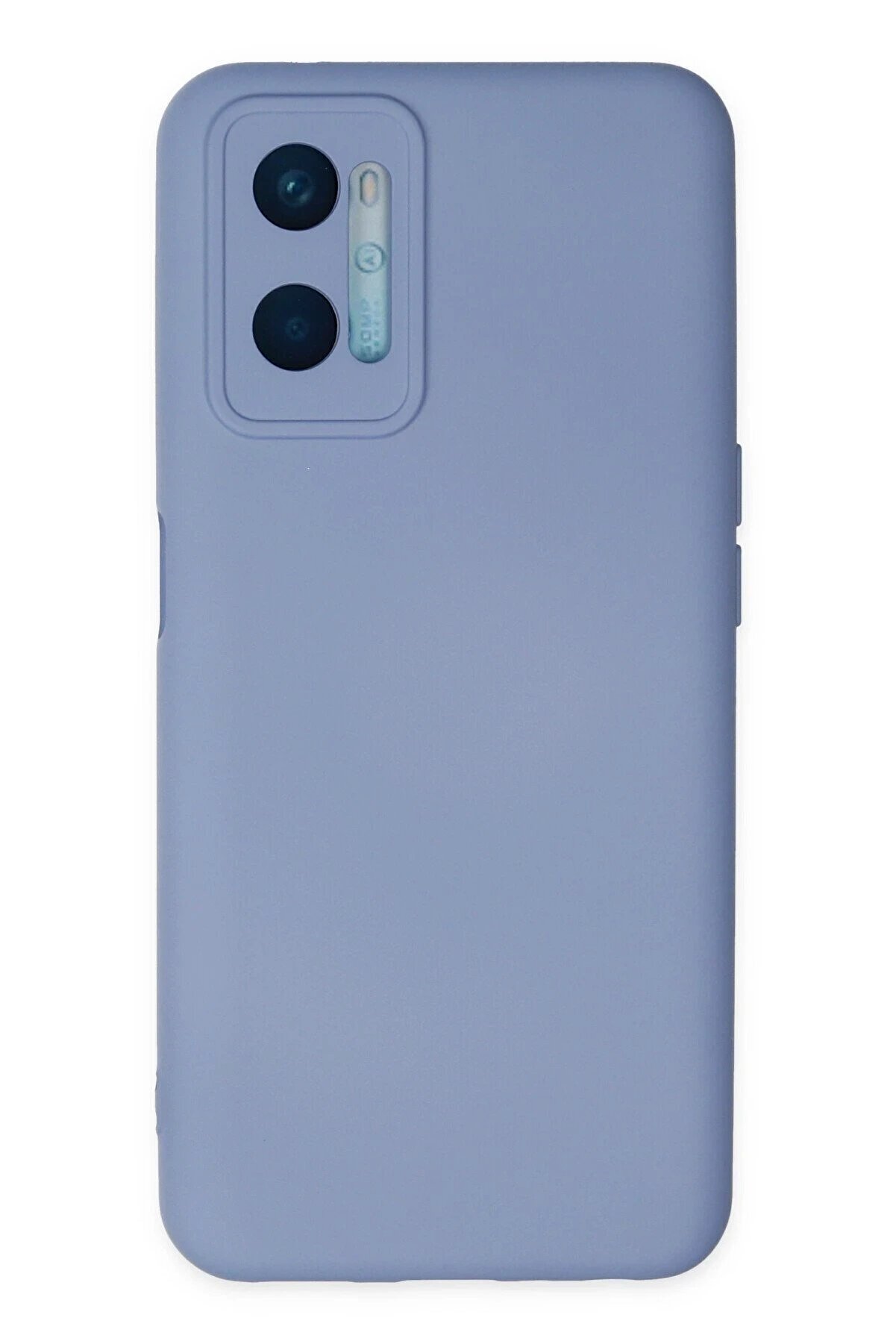 CepteToptan Oppo A96 Kılıf Nano içi Kadife Silikon - Lila - DROPX2599-8888