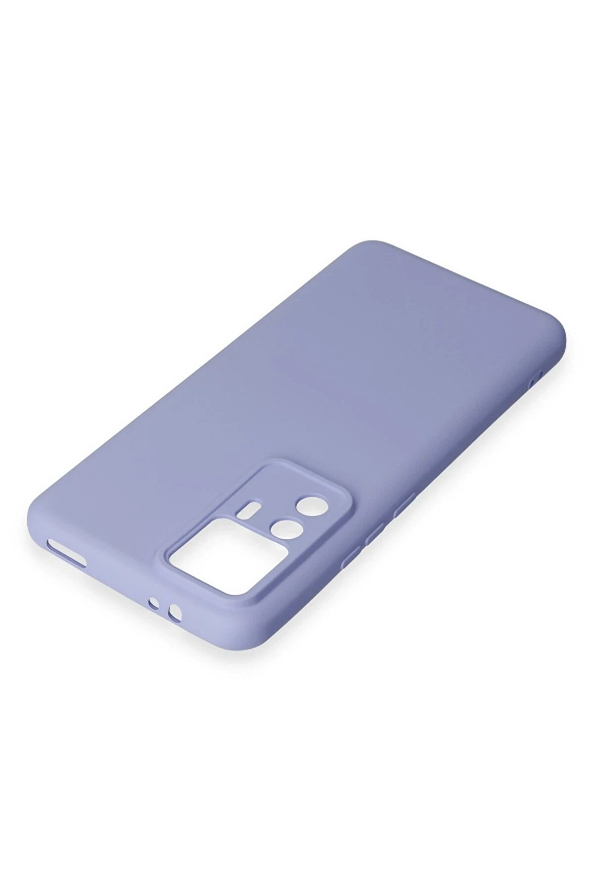 Xi̇aomi̇ Mi̇ 12T Pro Kılıf Nano İçi̇ Kadi̇fe Si̇li̇kon - Li̇la - Dropx3537-4194