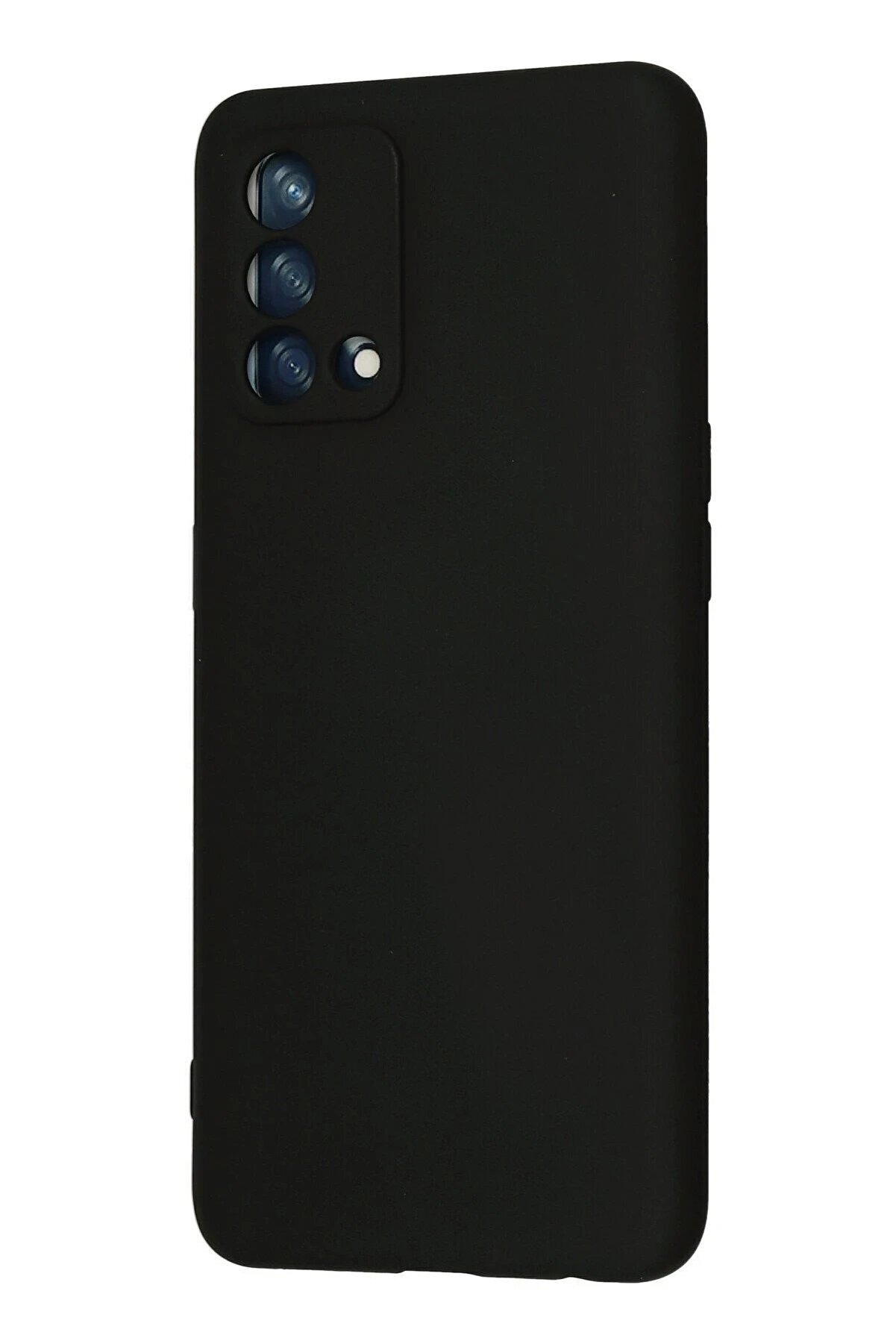 Oppo A74 4G Kılıf Nano İ&ccedil;i̇ Kadi̇fe Si̇li̇kon - Si̇yah - Dropx8147-5621