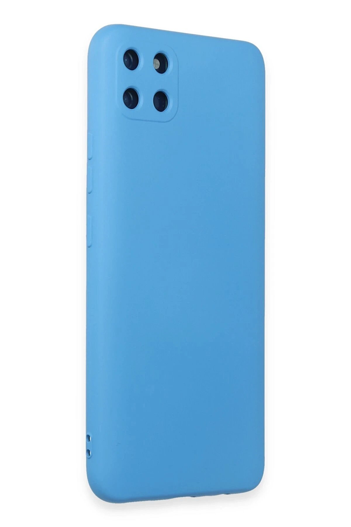 Realme C11 Kılıf Nano İçi̇ Kadi̇fe Si̇li̇kon - Mavi̇ - Dropx6994-9397