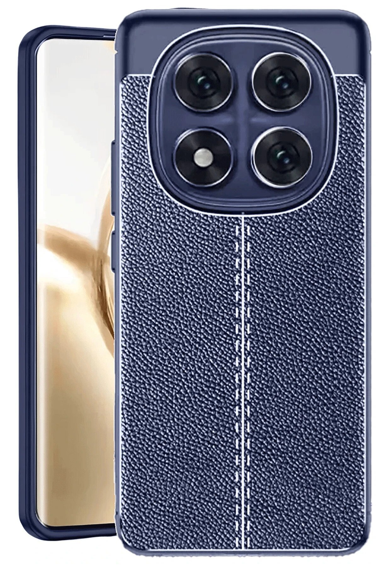 CepteToptan Xiaomi Redmi Note 14 Pro 4G Kılıf Auto Focus Kapak - Lacivert - DROPX7102-7133