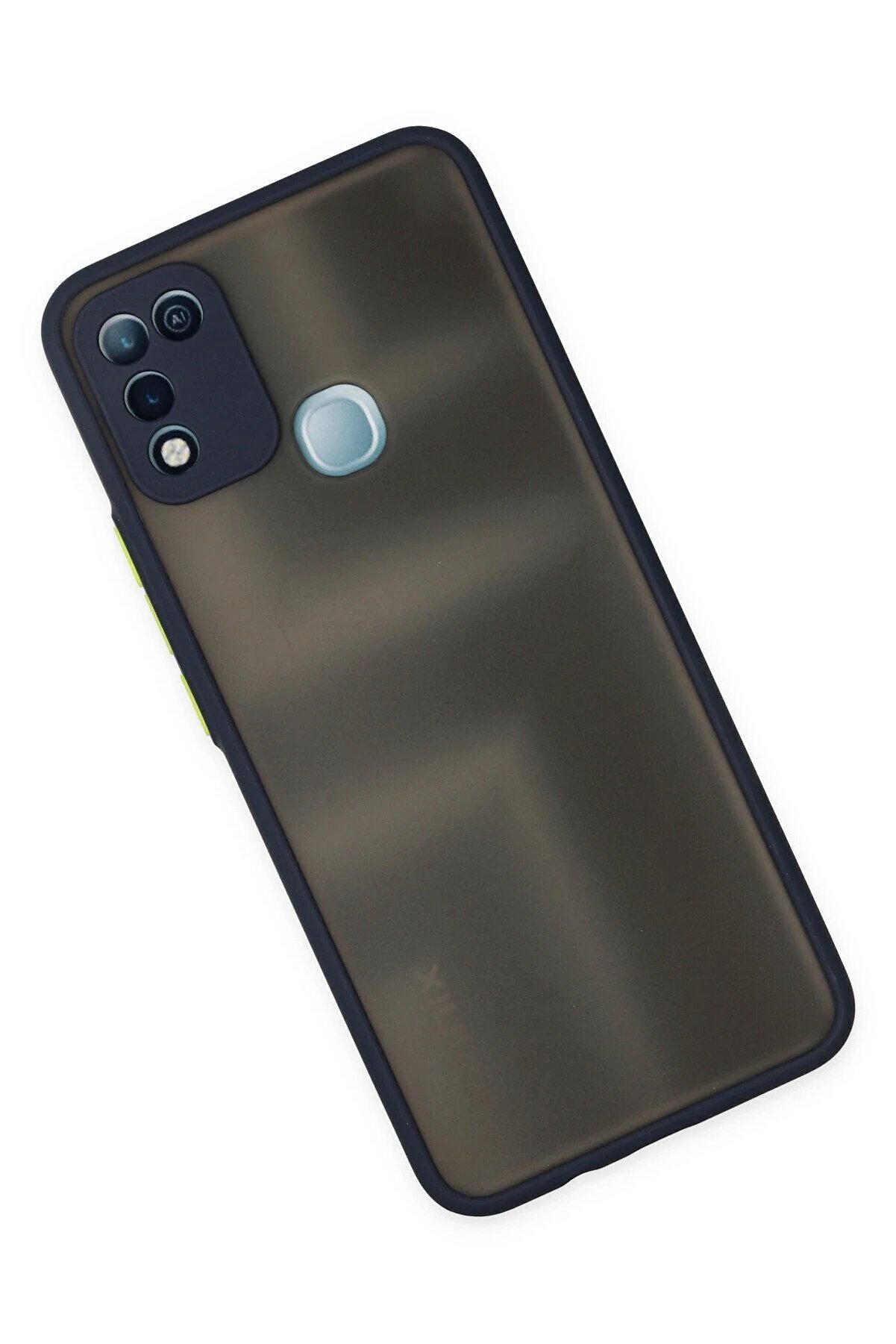 İnfi̇ni̇x Hot 10 Play Kılıf Montreal Si̇li̇kon Kapak - Laci̇vert - Dropx5959-5474