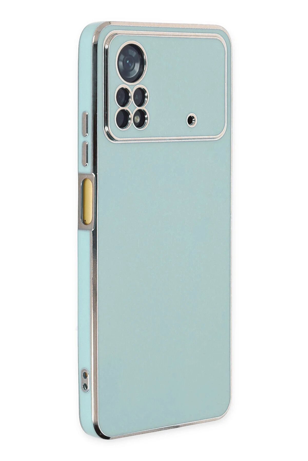 CepteToptan Xiaomi Poco X4 Pro 5G Kılıf Volet Silikon - Açık Yeşil - DROPX1397-6997