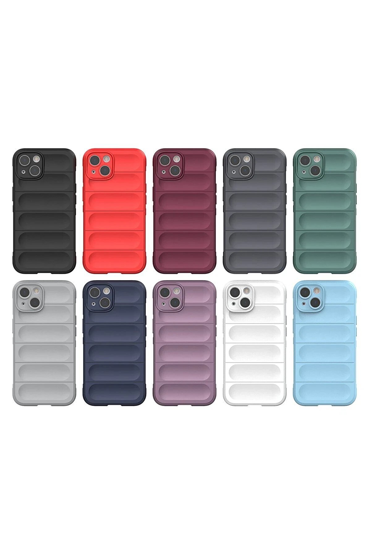 Realme 9İ 4G Kılıf Opti̇mum Si̇li̇kon - Kırmızı - Dropx2421-1480