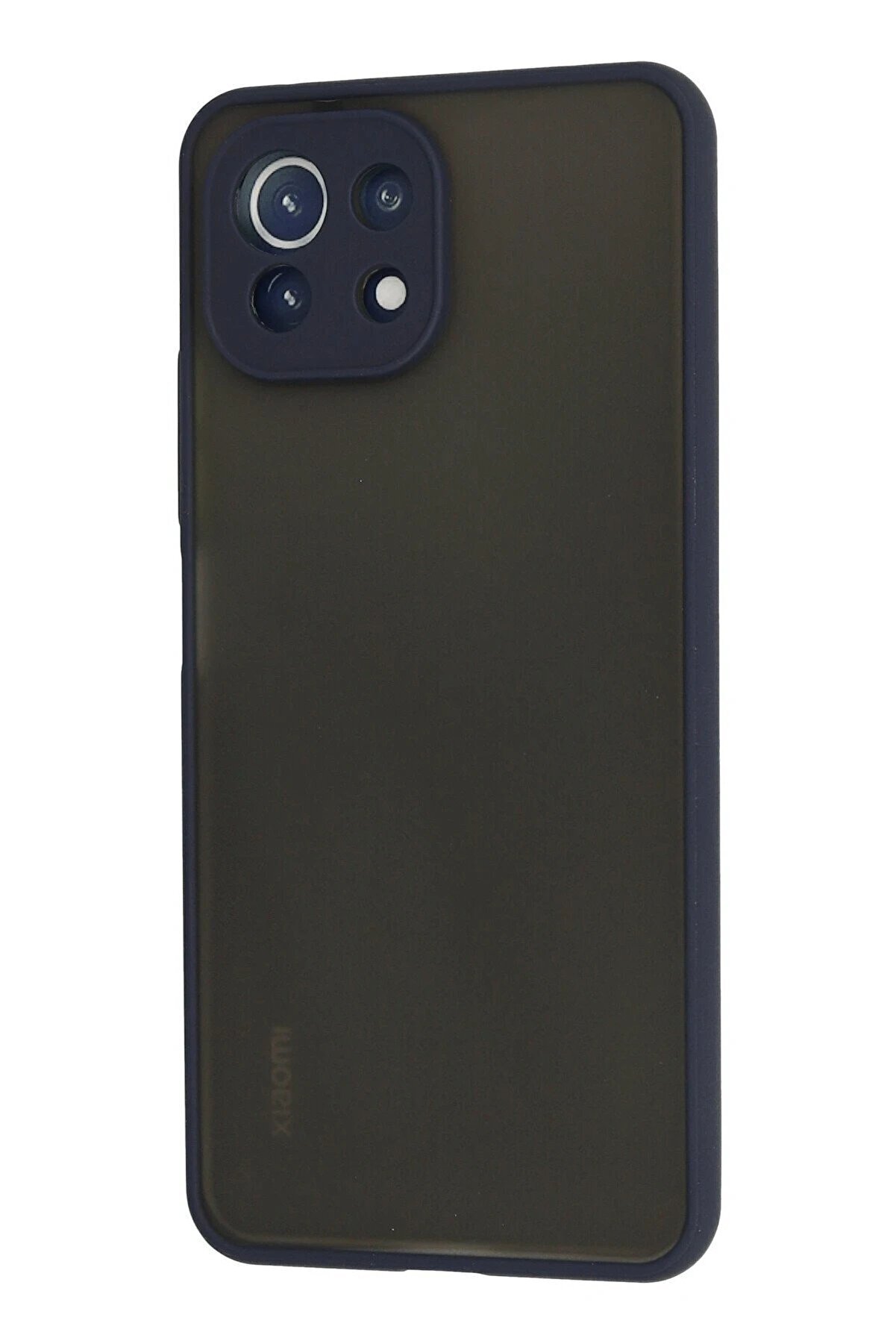 Xi̇aomi̇ Mi̇ 11 Li̇te Kılıf Montreal Si̇li̇kon Kapak - Laci̇vert - Dropx5741-8115