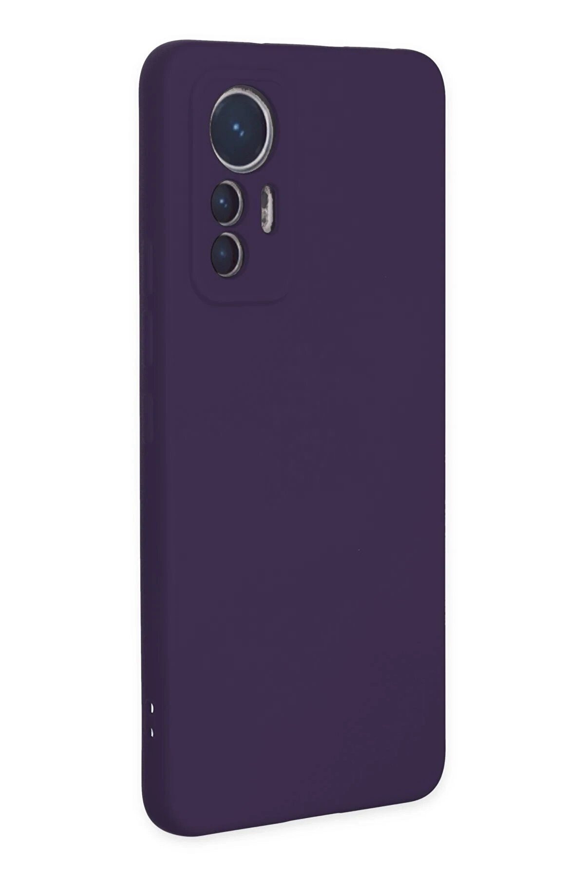 Xi̇aomi̇ Mi̇ 12 Li̇te Kılıf Nano İçi̇ Kadi̇fe Si̇li̇kon - Mor - Dropx5839-2000