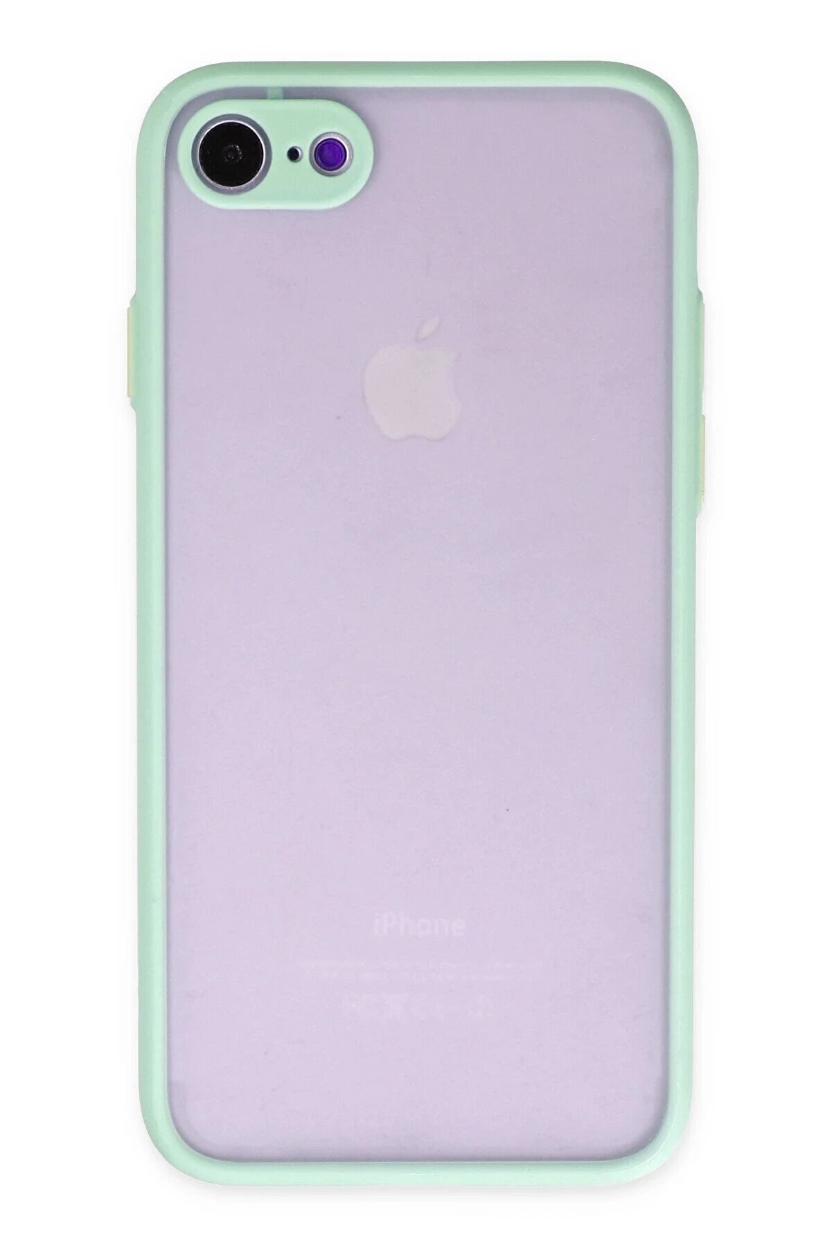 CepteToptan iPhone 7 Kılıf Montreal Silikon Kapak - Turkuaz - DROPX5800-7126