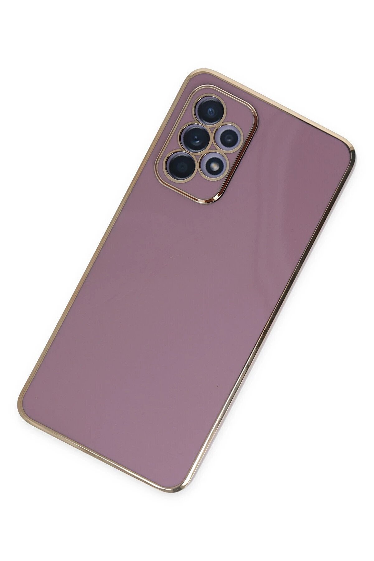 Samsung Galaxy A52 Kılıf Volet Si̇li̇kon - Mor - Dropx6820-1034