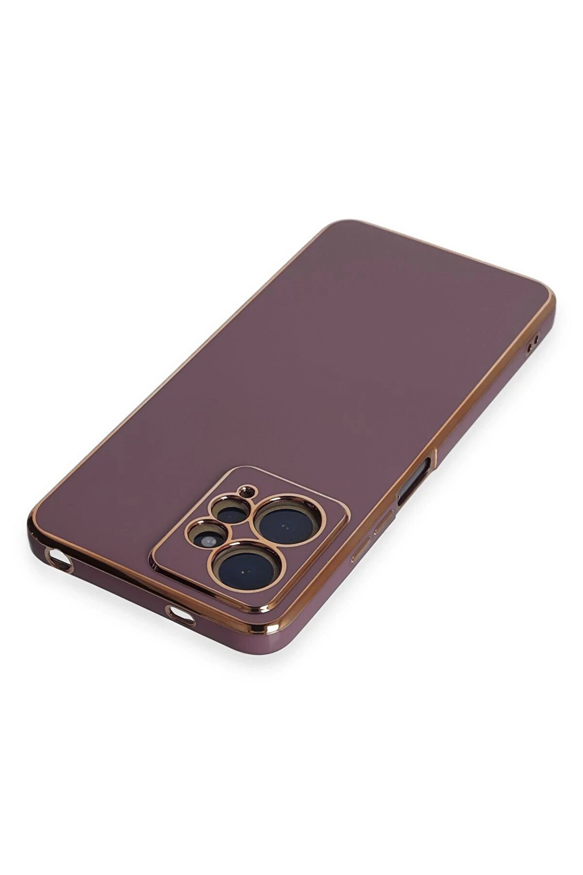 Xi̇aomi̇ Redmi̇ Note 12 4G Kılıf Volet Si̇li̇kon - Mor - Dropx2814-6334