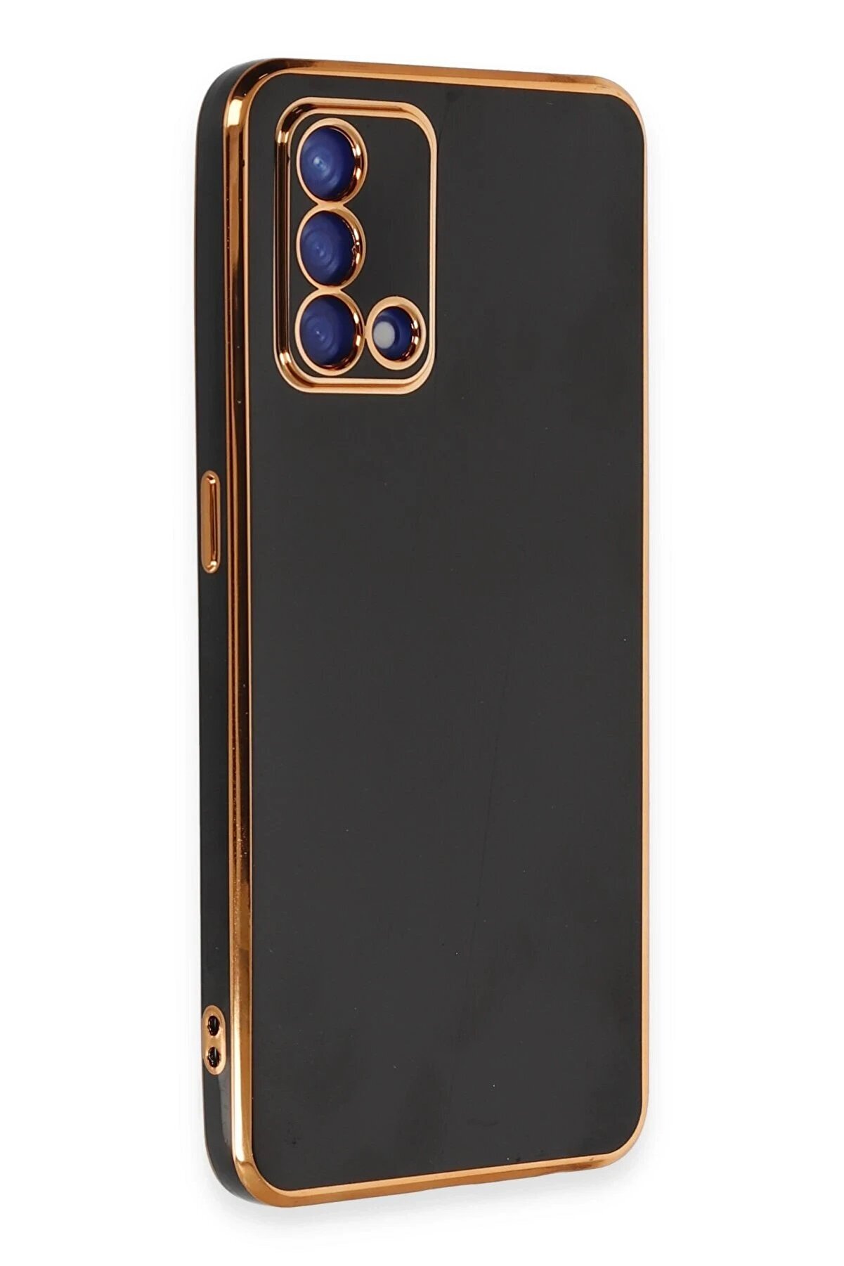 Oppo A74 4G Kılıf Volet Si̇li̇kon - Si̇yah - Dropx9497-3360