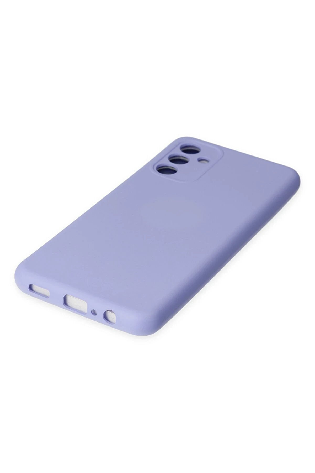 Samsung Galaxy A04S Kılıf Nano İçi̇ Kadi̇fe Si̇li̇kon - Li̇la - Dropx6901-3857