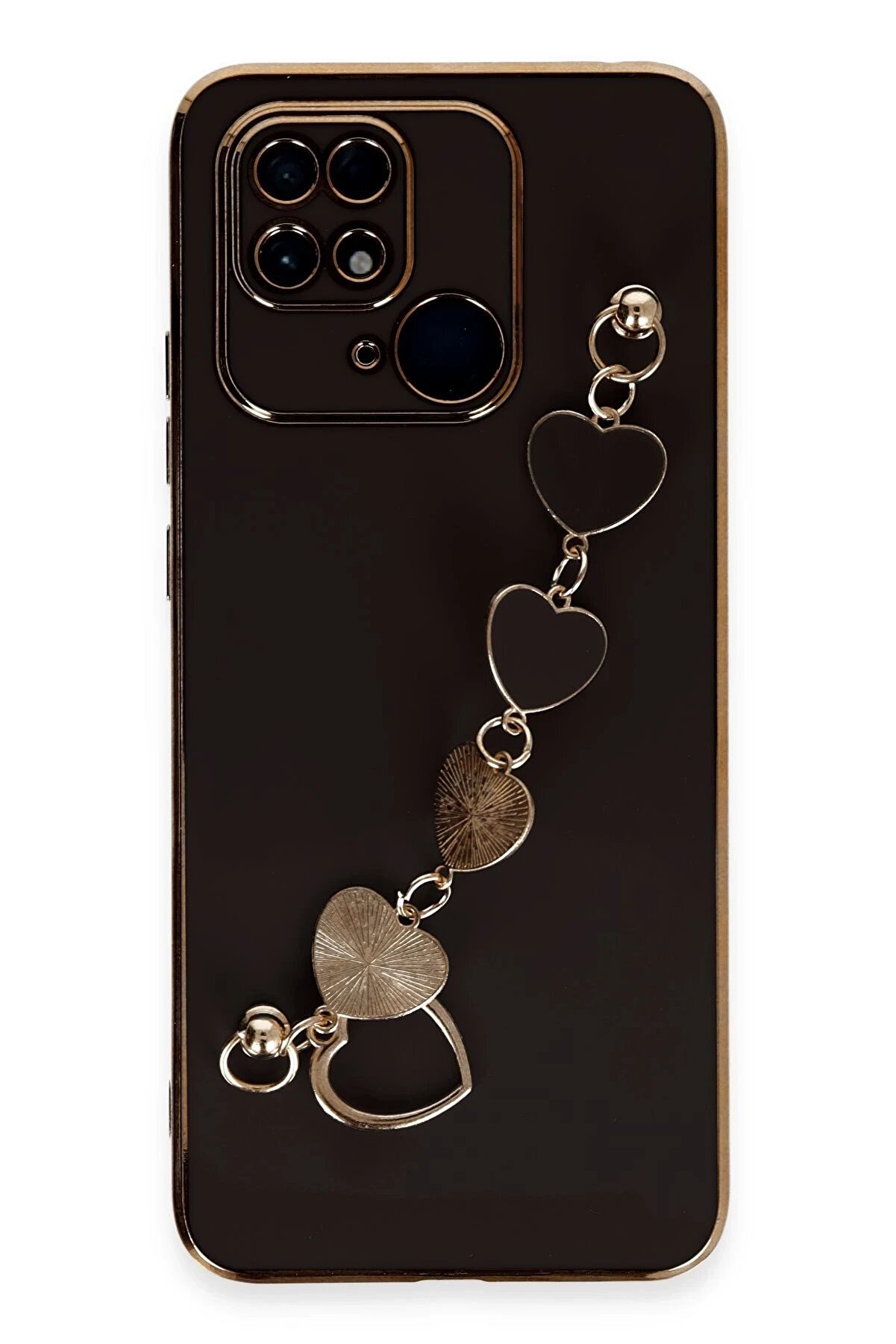 CepteToptan Xiaomi Redmi 10C Kılıf Esila Silikon - Siyah - DROPX6387-9592