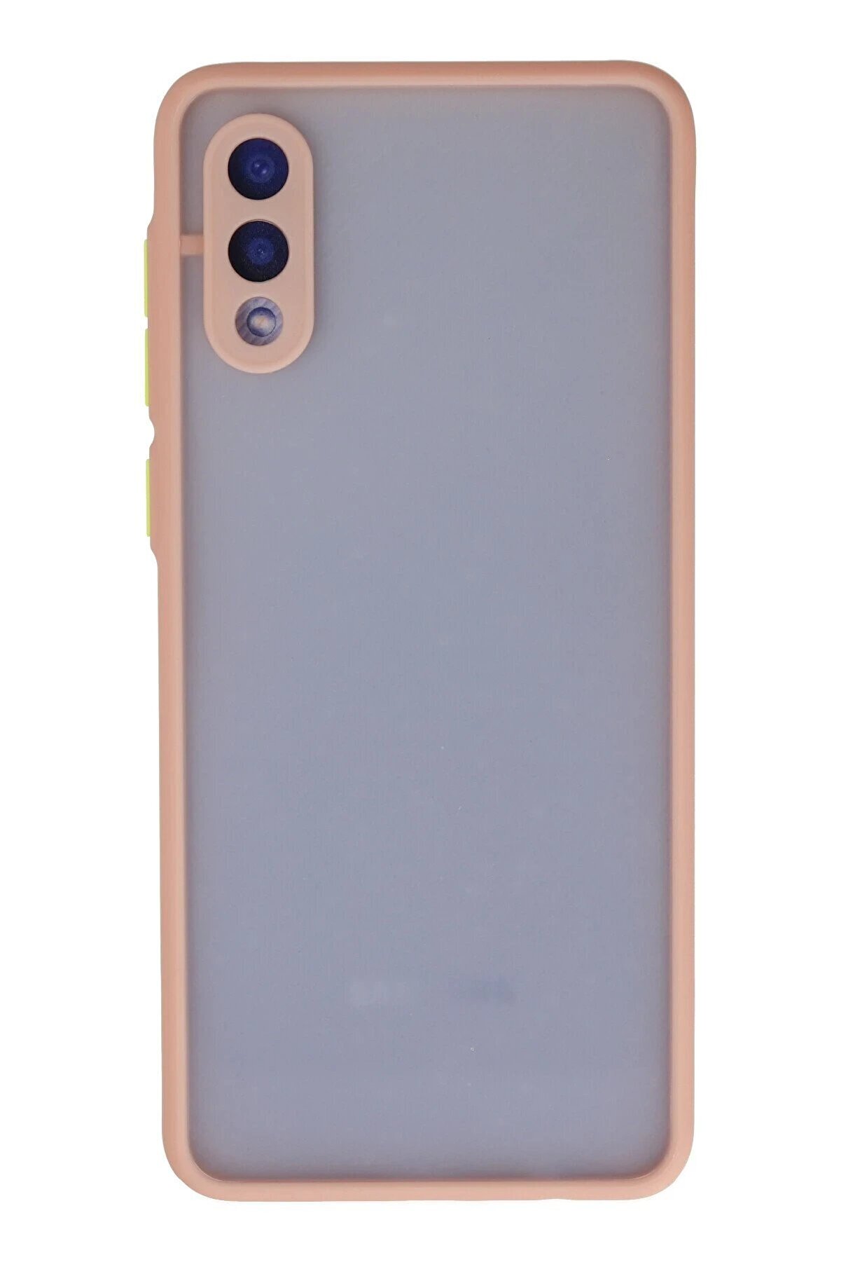 CepteToptan Samsung Galaxy A02 Kılıf Montreal Silikon Kapak - Pembe - DROPX5925-8878