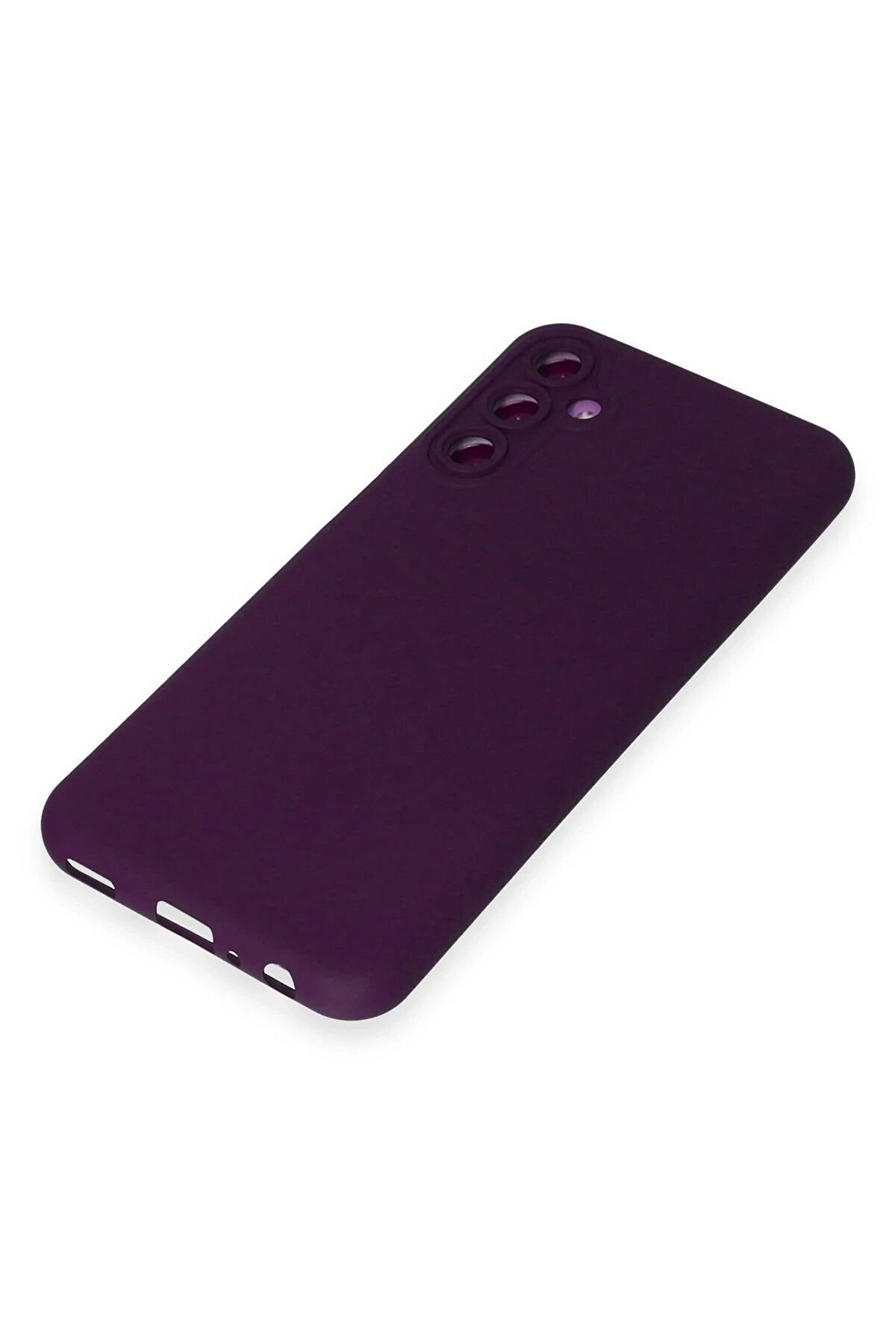 Samsung Galaxy M34 5G Kılıf Nano İçi̇ Kadi̇fe Si̇li̇kon - Mor - Dropx6549-3424