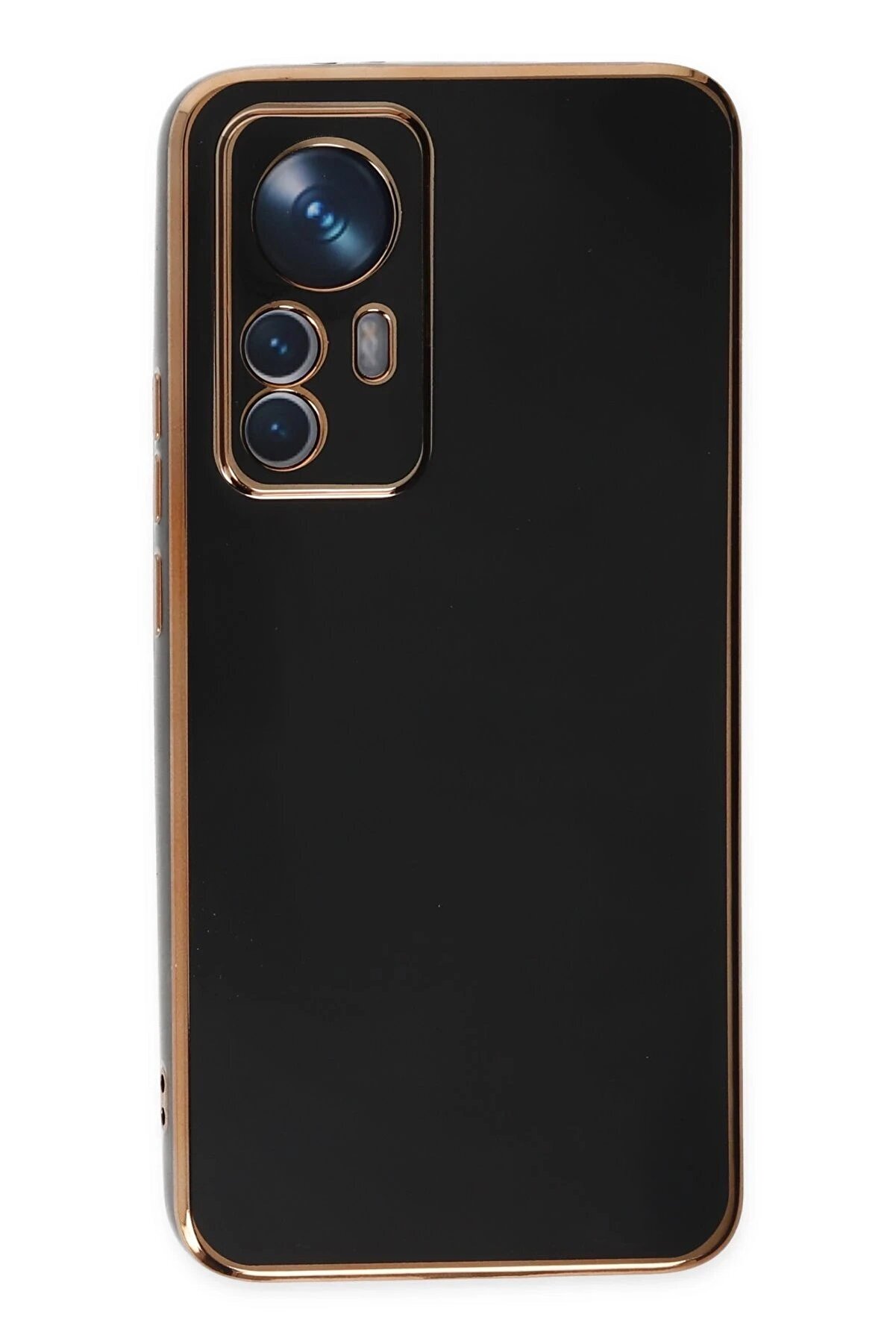 Xi̇aomi̇ Mi̇ 12T Pro Kılıf Volet Si̇li̇kon - Si̇yah - Dropx6228-1572