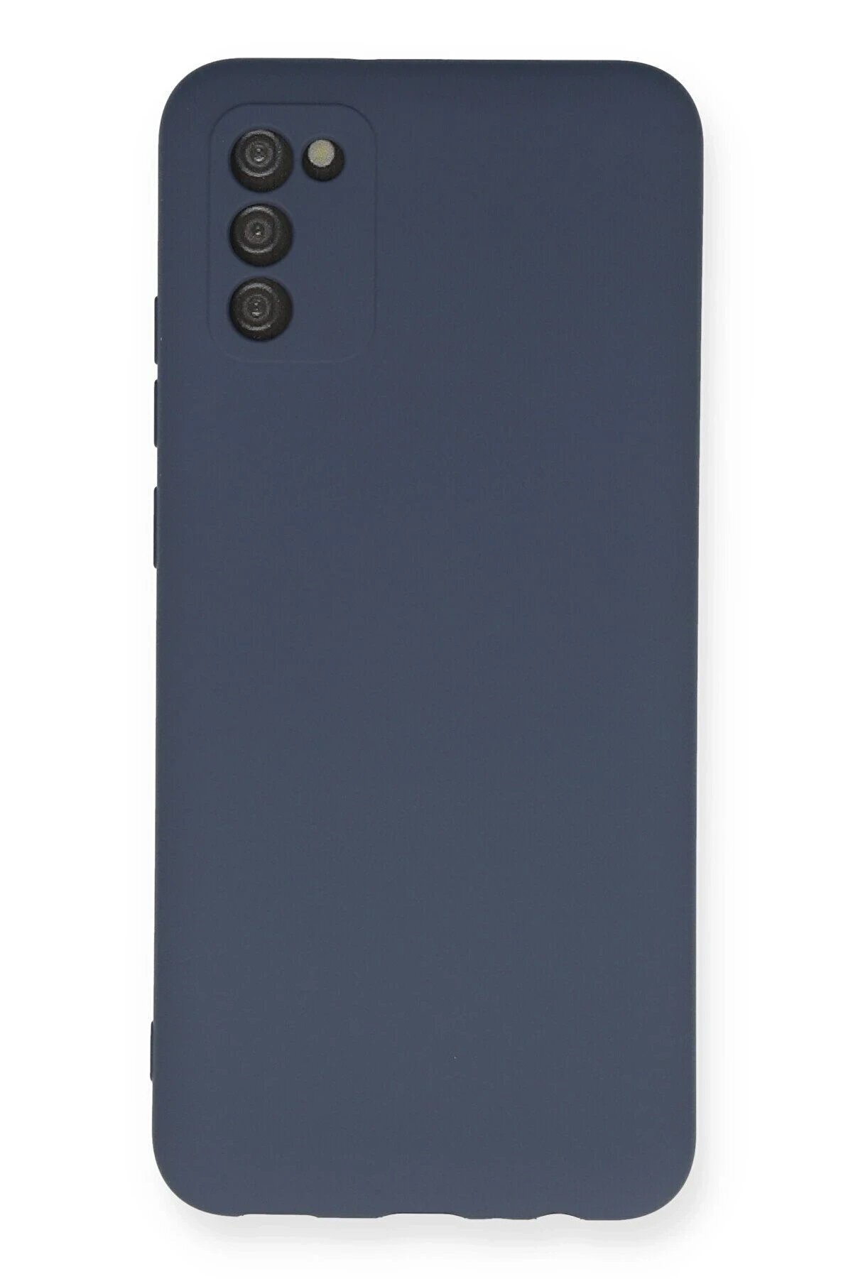 CepteToptan Samsung Galaxy A03S Kılıf Nano içi Kadife Silikon - Gri - DROPX8179-3800