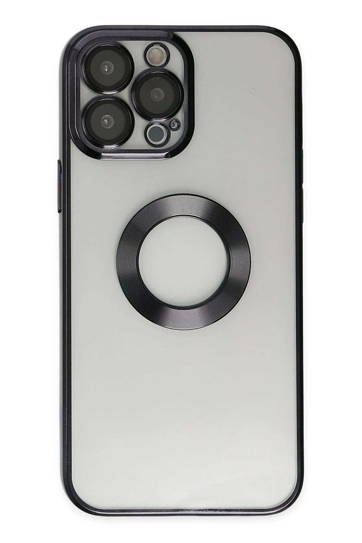 CepteToptan iPhone 14 Pro Kılıf Slot Silikon - Siyah - DROPX8552-9470