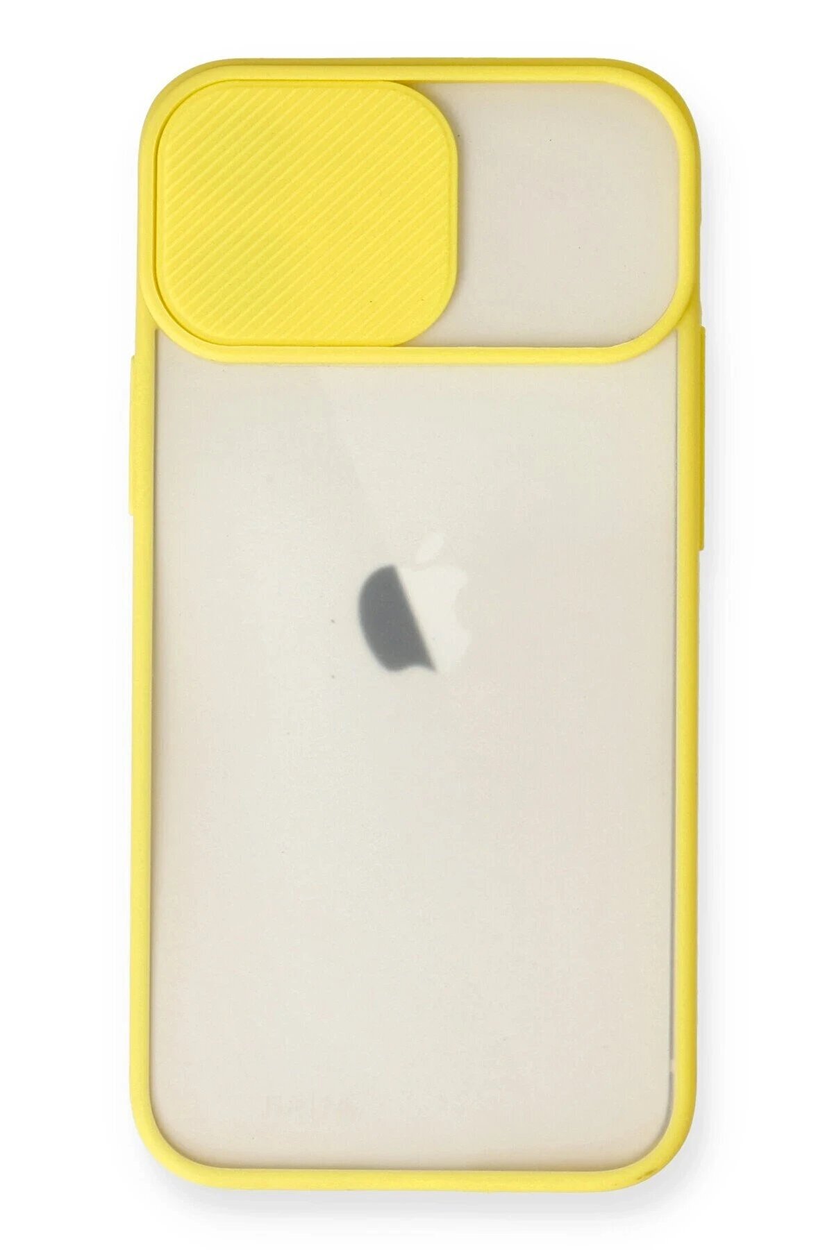 İphone 11 Kılıf Palm Buzlu Kamera Sürgülü Si̇li̇kon - Sarı - Dropx3327-5881