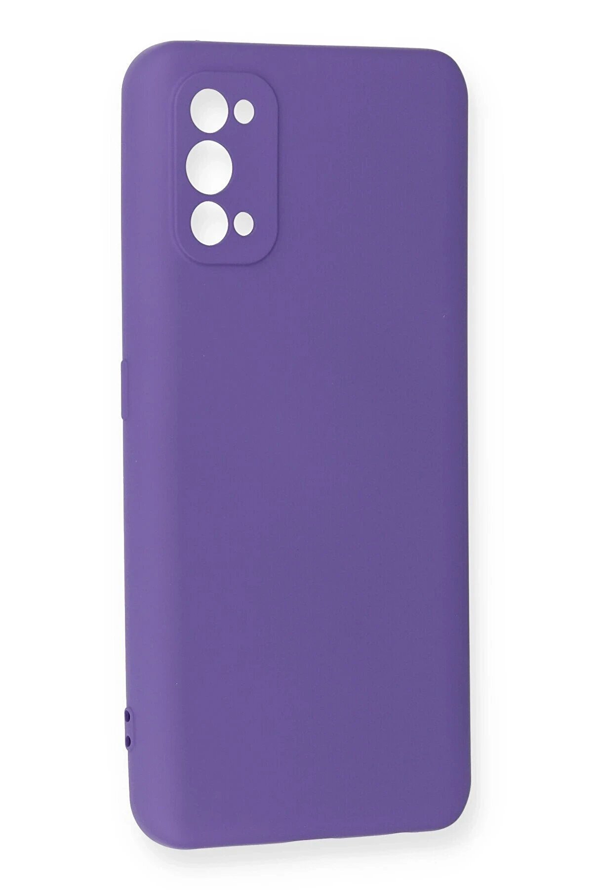 Realme 7 Pro Kılıf Nano İçi̇ Kadi̇fe Si̇li̇kon - Mor - Dropx5073-6042