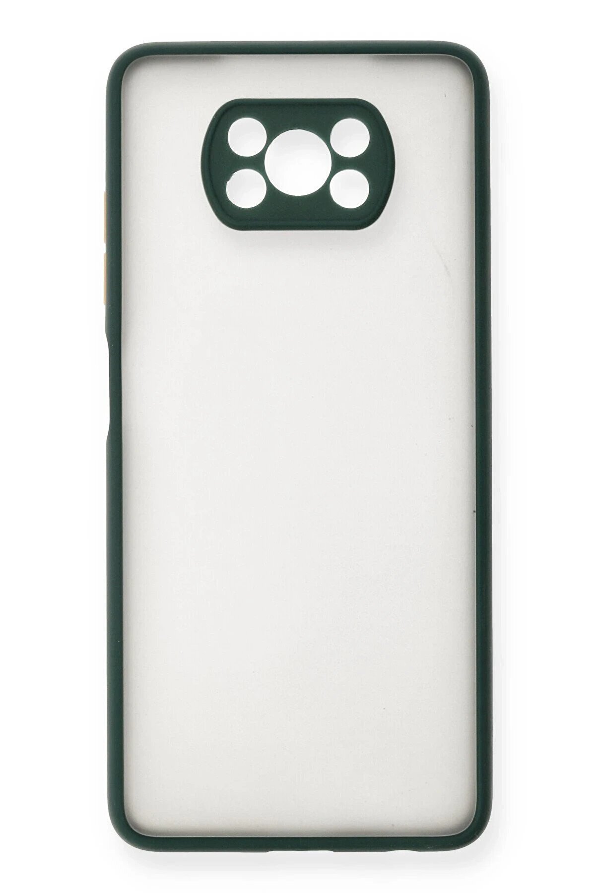 Xi̇aomi̇ Pocophone X3 Kılıf Montreal Si̇li̇kon Kapak - Yeşi̇l - Dropx4248-2631