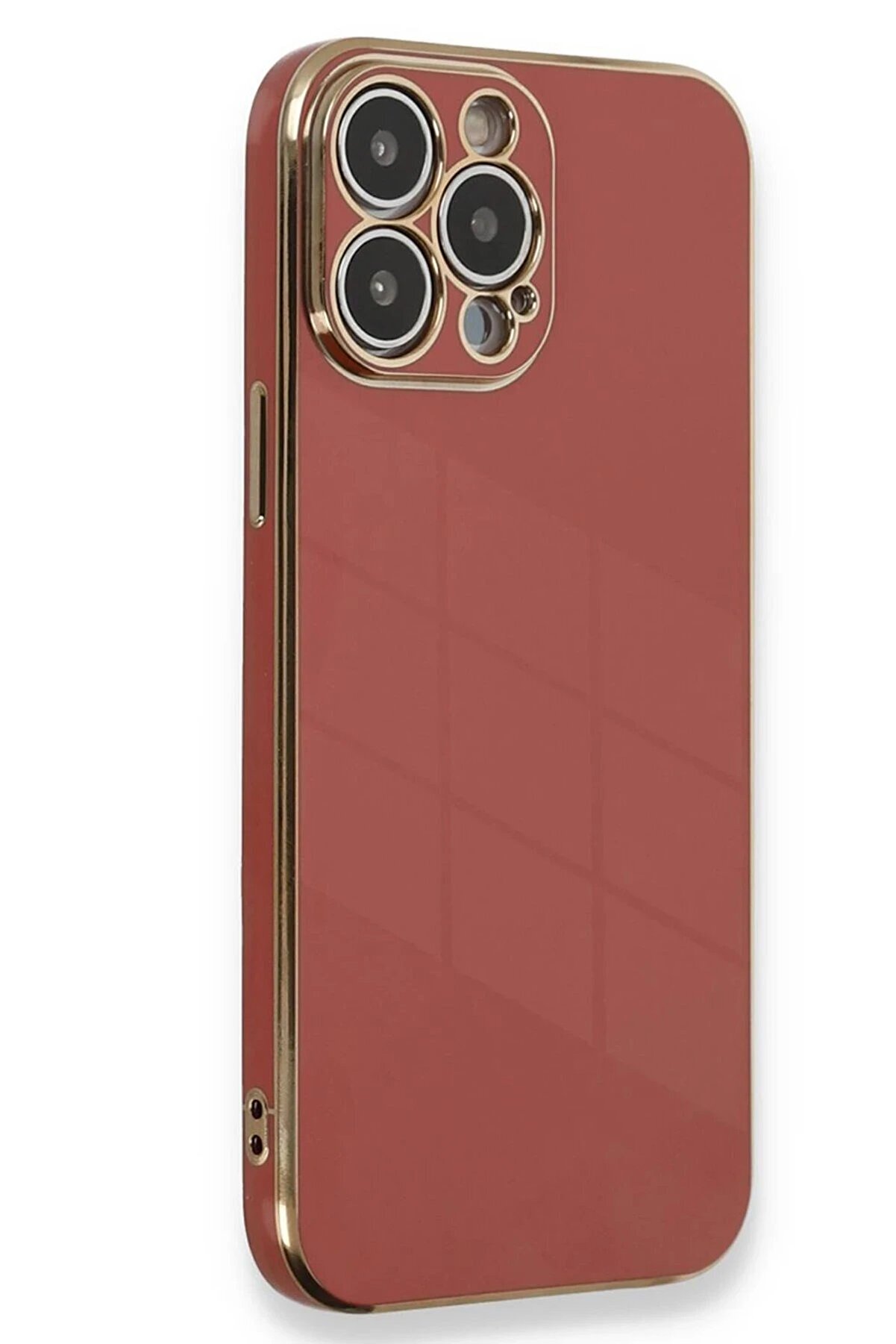 CepteToptan iPhone 15 Pro Kılıf Volet Silikon - Kırmızı - DROPX5643-7246