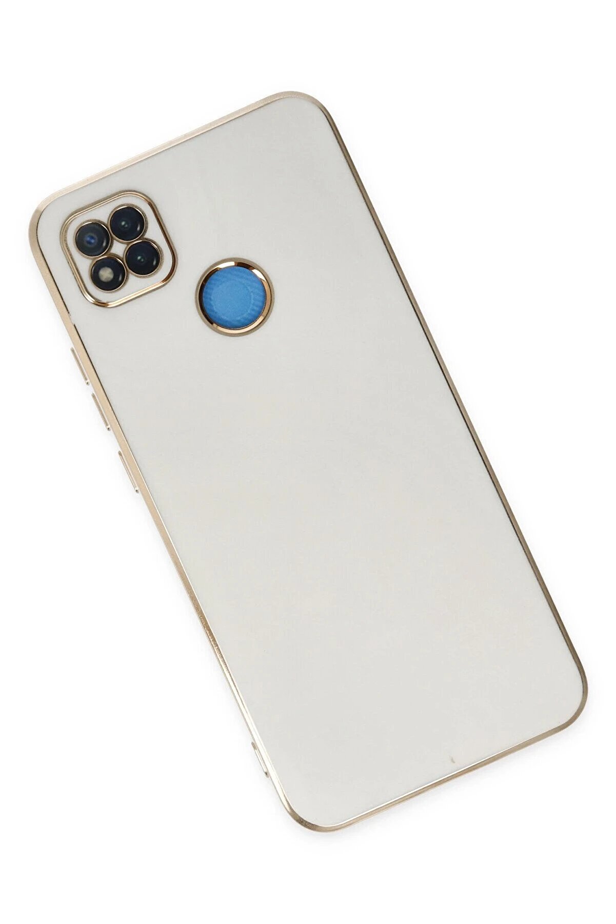 Xi̇aomi̇ Redmi̇ 9C Kılıf Volet Si̇li̇kon - Beyaz - Dropx8981-8612