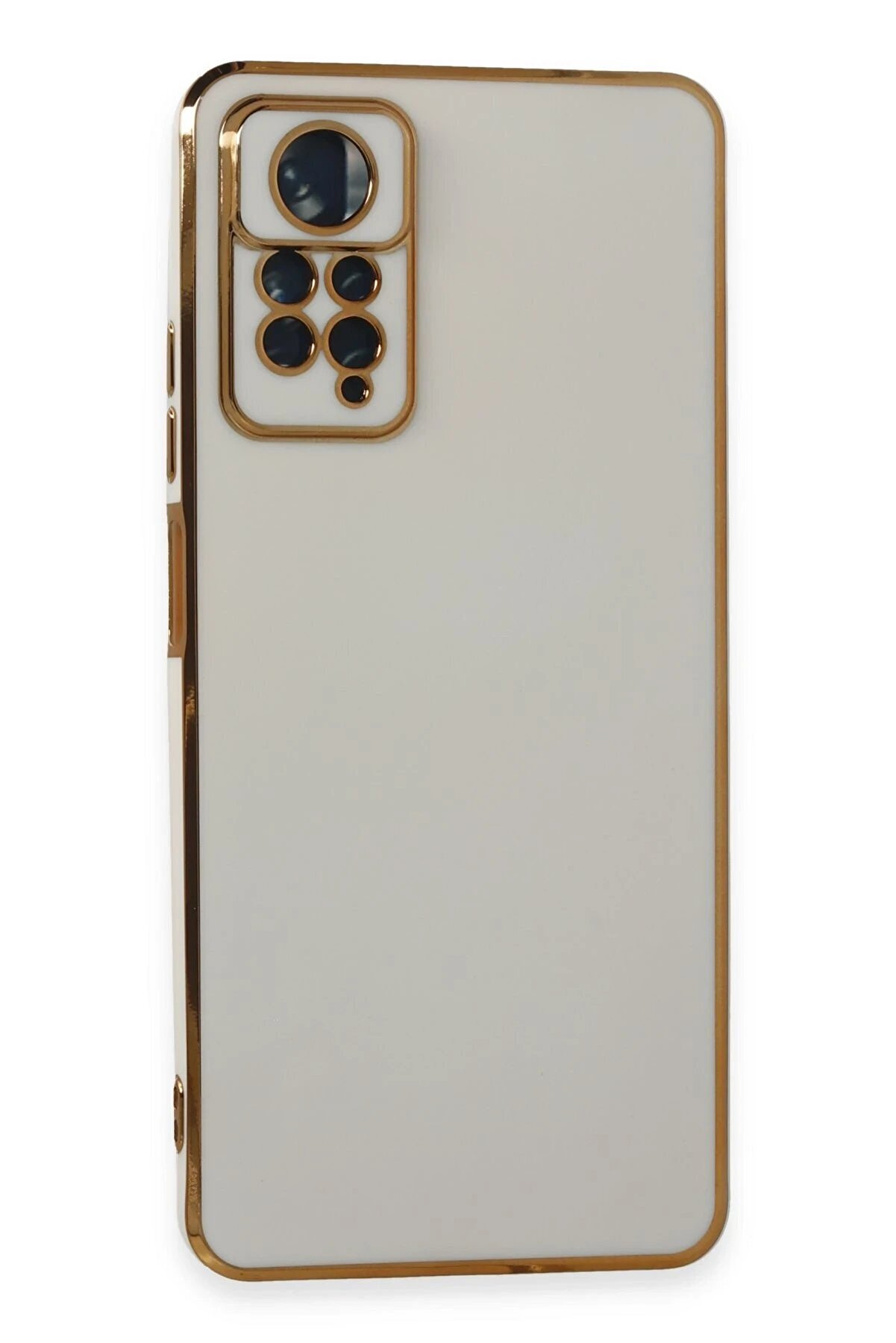 CepteToptan Xiaomi Redmi Note 11 Pro Kılıf Volet Silikon - Beyaz - DROPX5881-3899